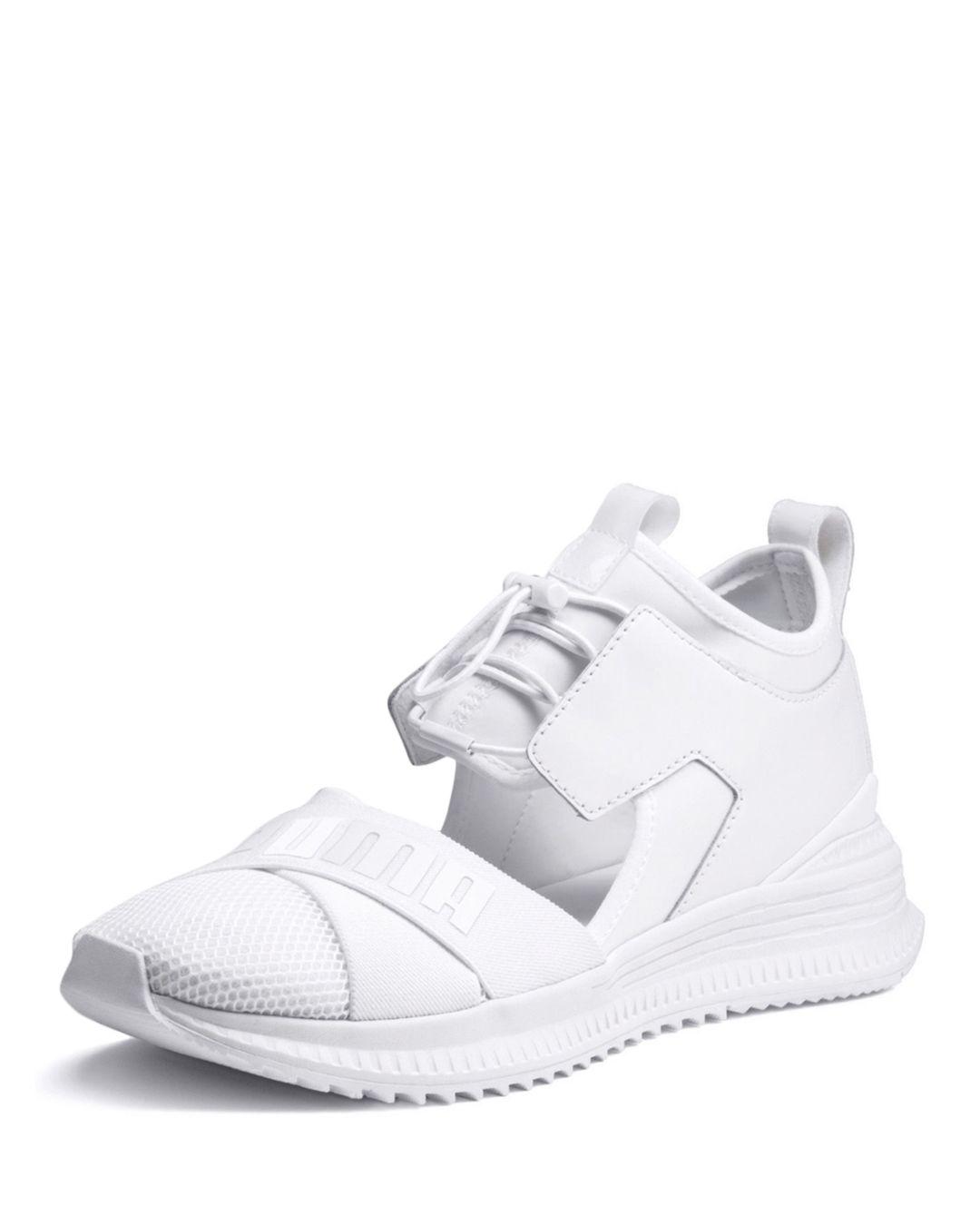 puma cut out sneakers
