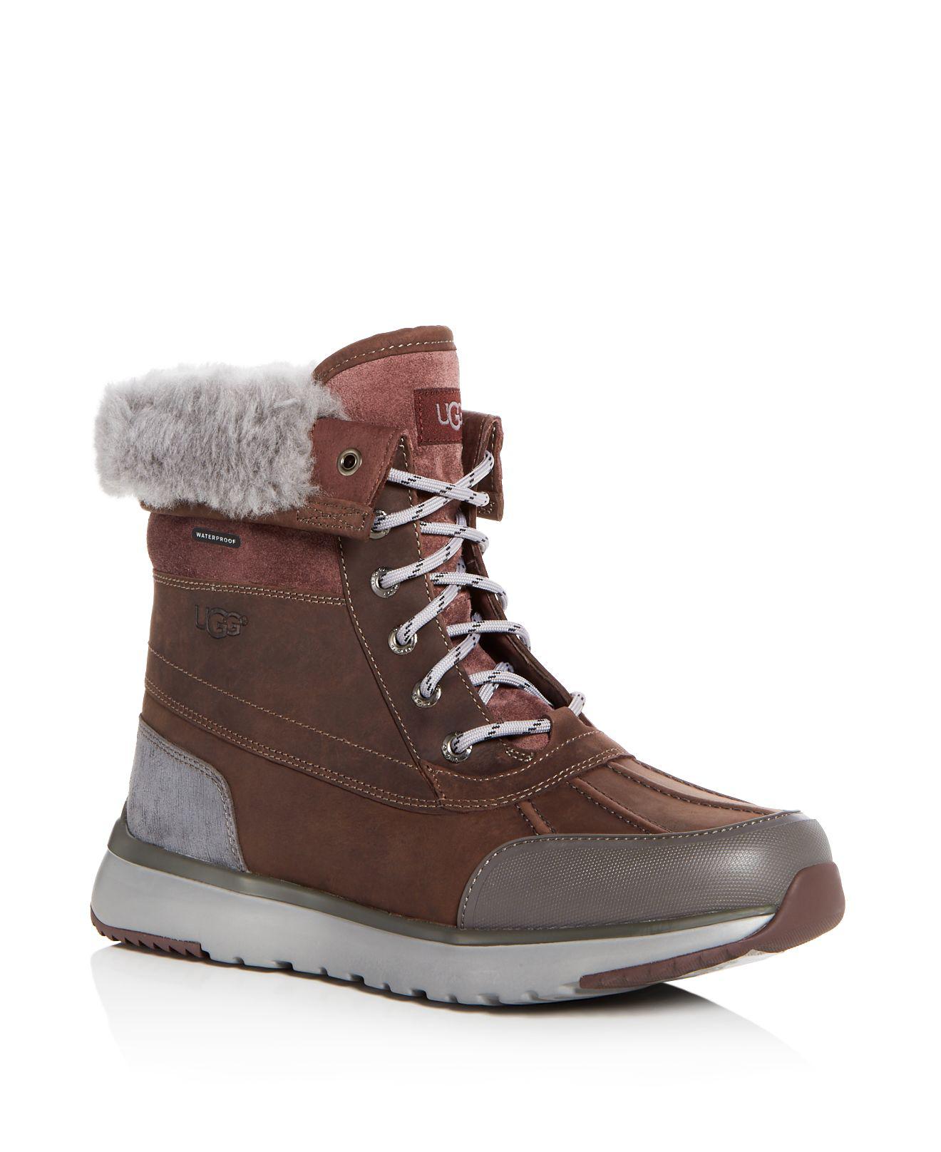 UGG Men's Eliasson Nubuck Leather Cold-weather Boots in Brown for Men - Lyst
