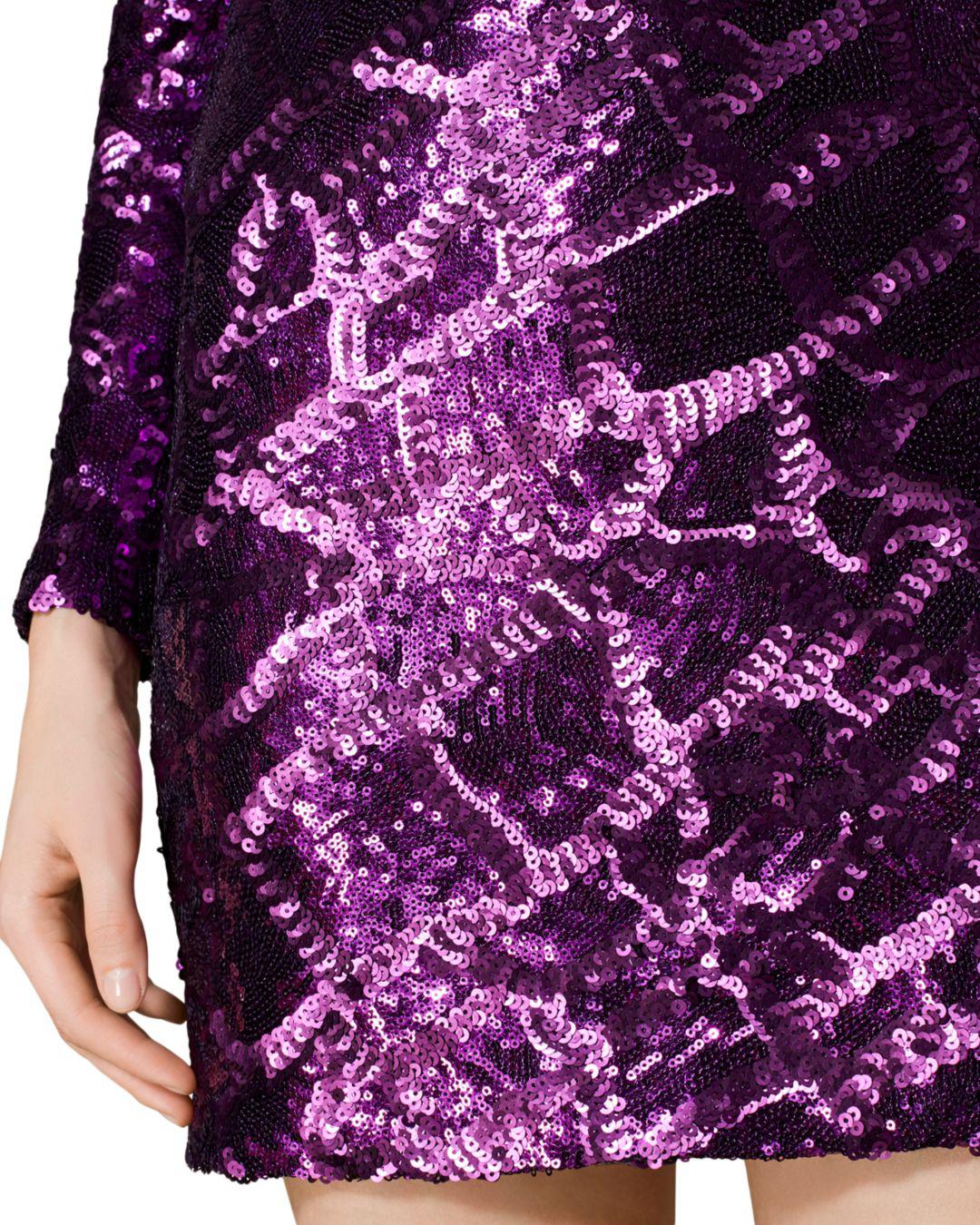 karen millen sequin mini dress