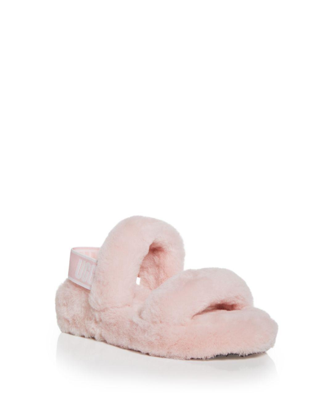 ugg oh yeah slide pink cloud