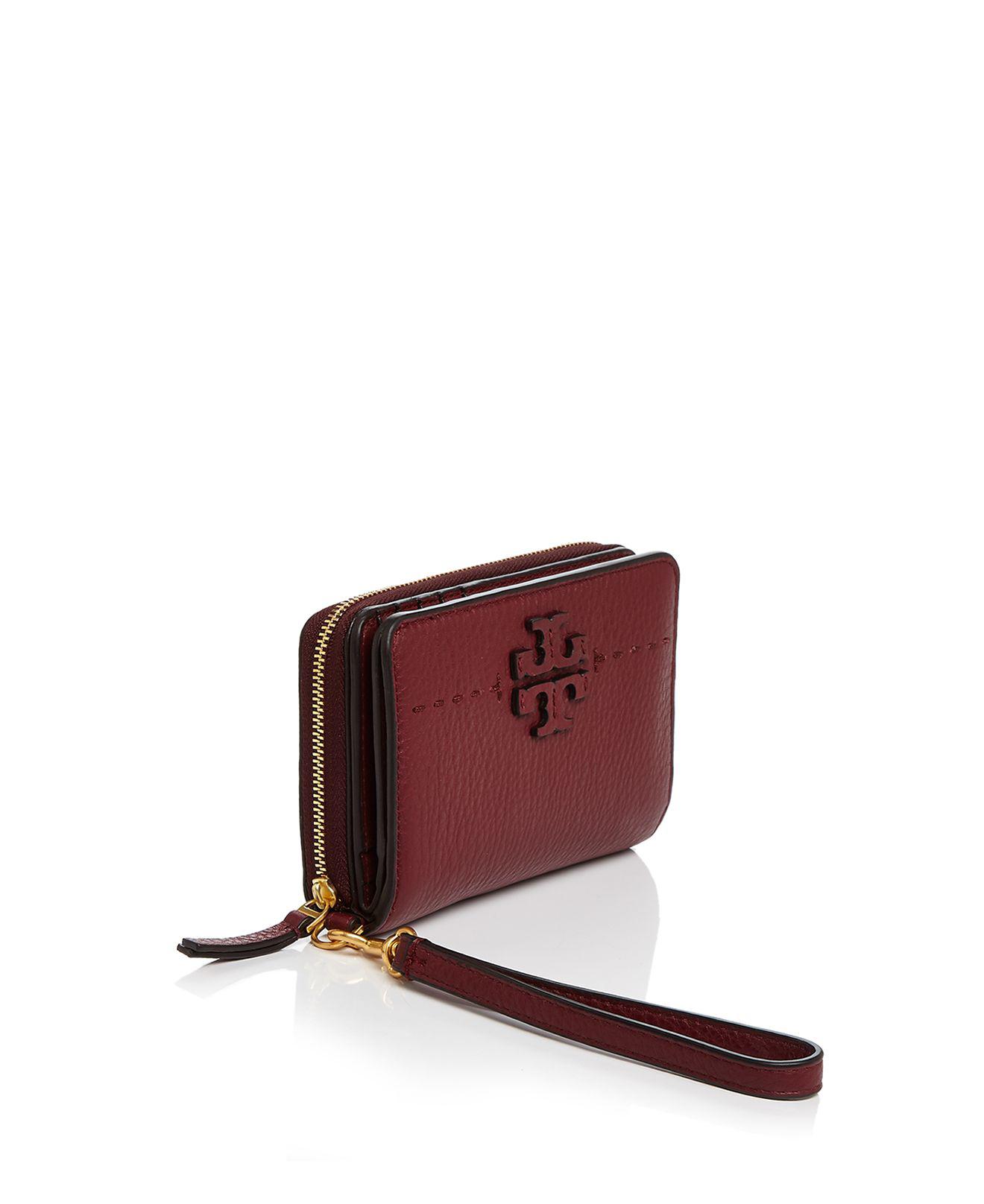 Tory Burch Mcgraw Leather Bifold Wallet Lyst