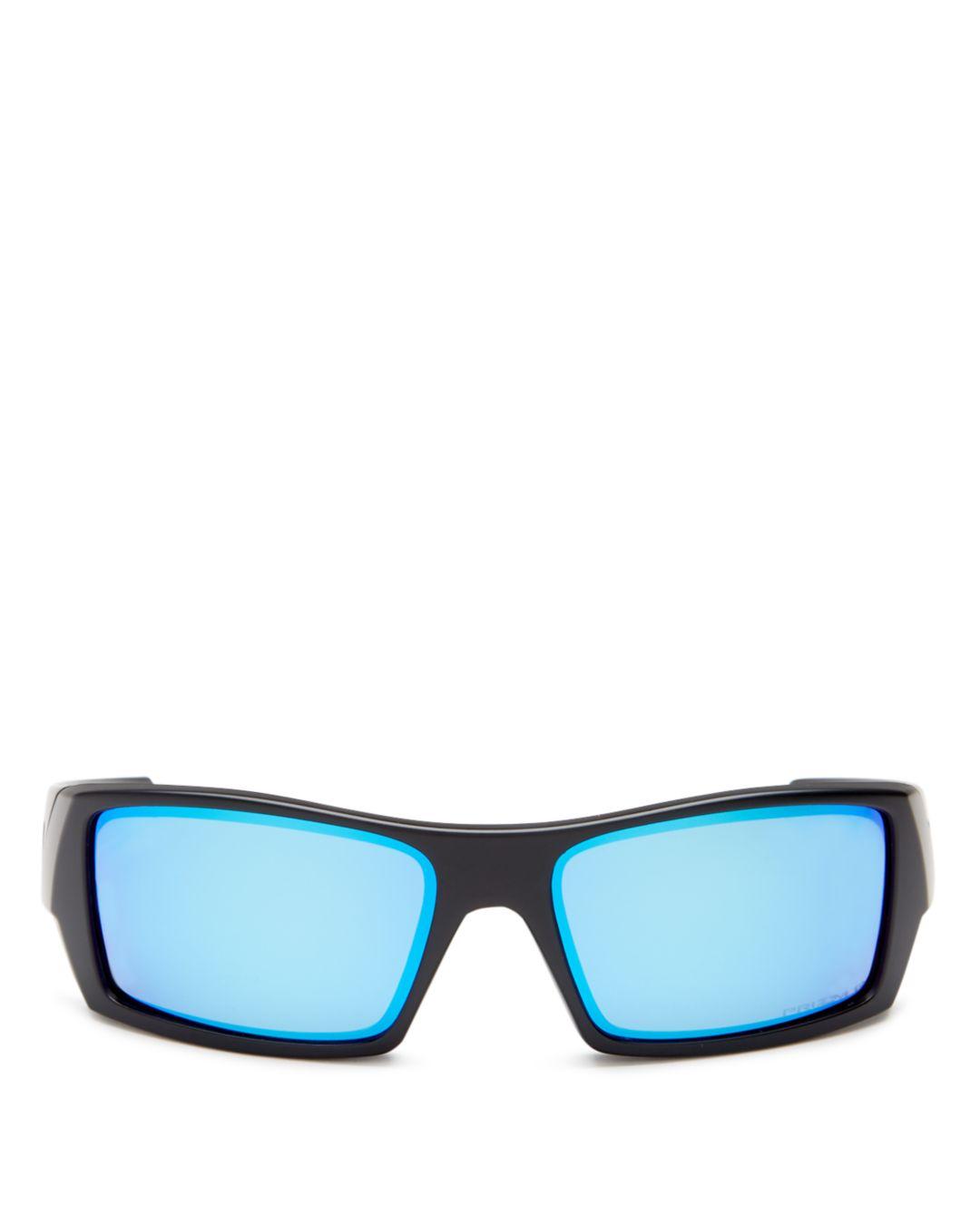 Oakley Gascan Polarized Wraparound Sunglasses in Blue | Lyst
