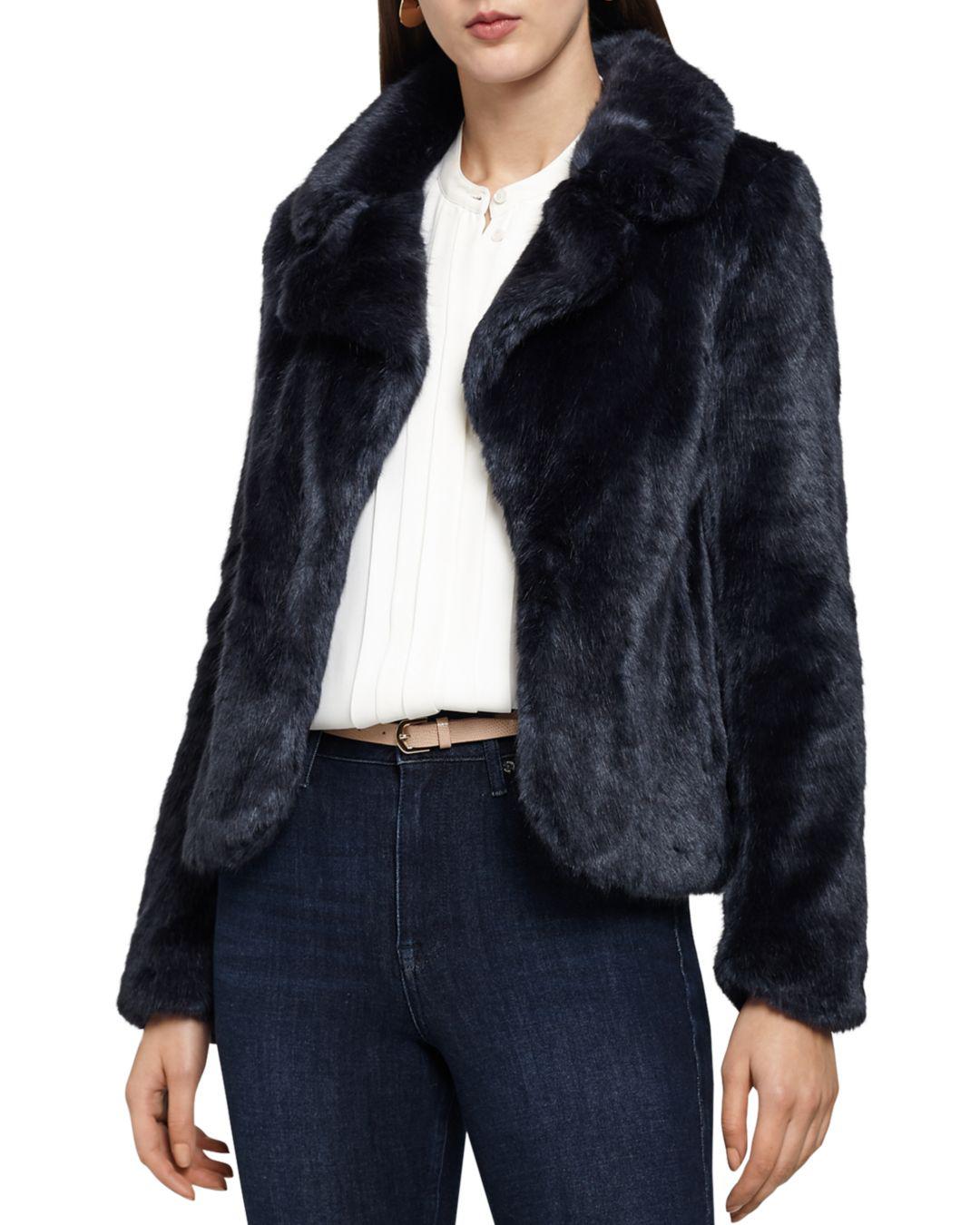 reiss fur jacket