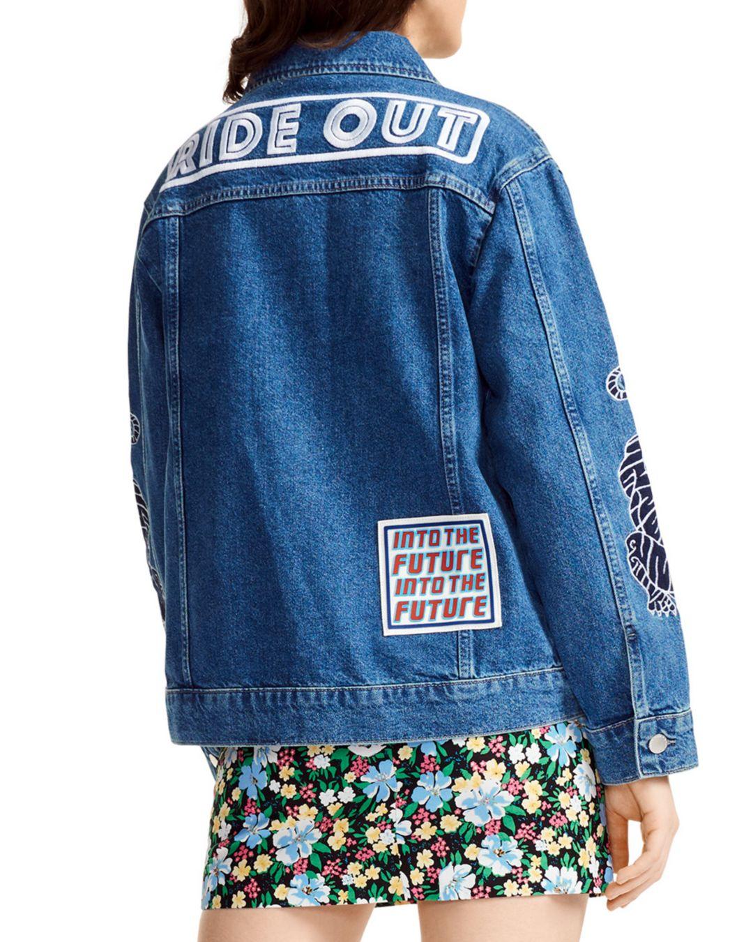 maje jean jacket