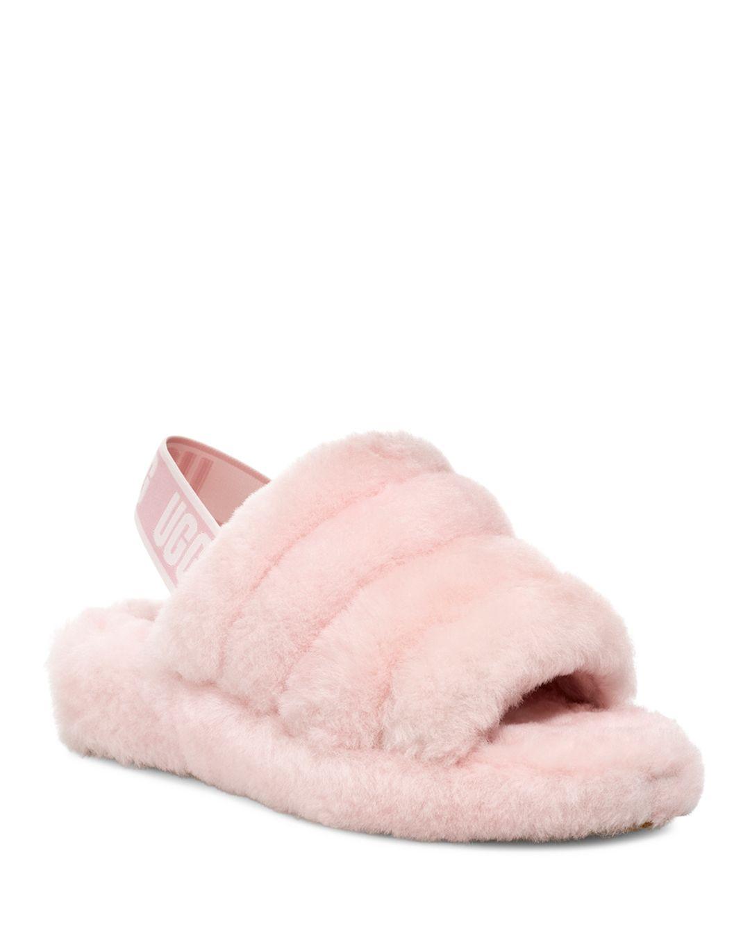 fluffy uggs pink