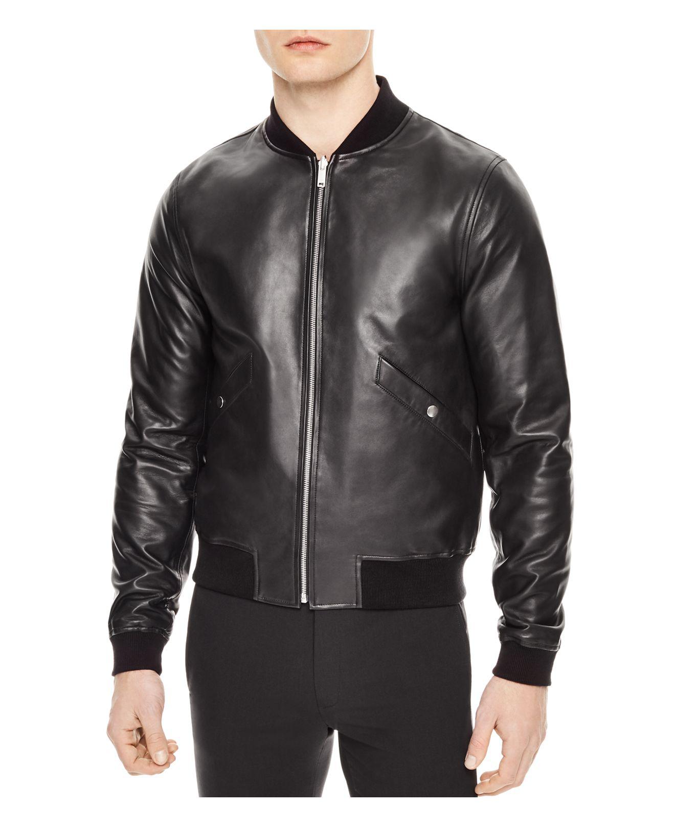 Bloomingdale's Sandro Monaco Leather Jacket Sandro Monaco