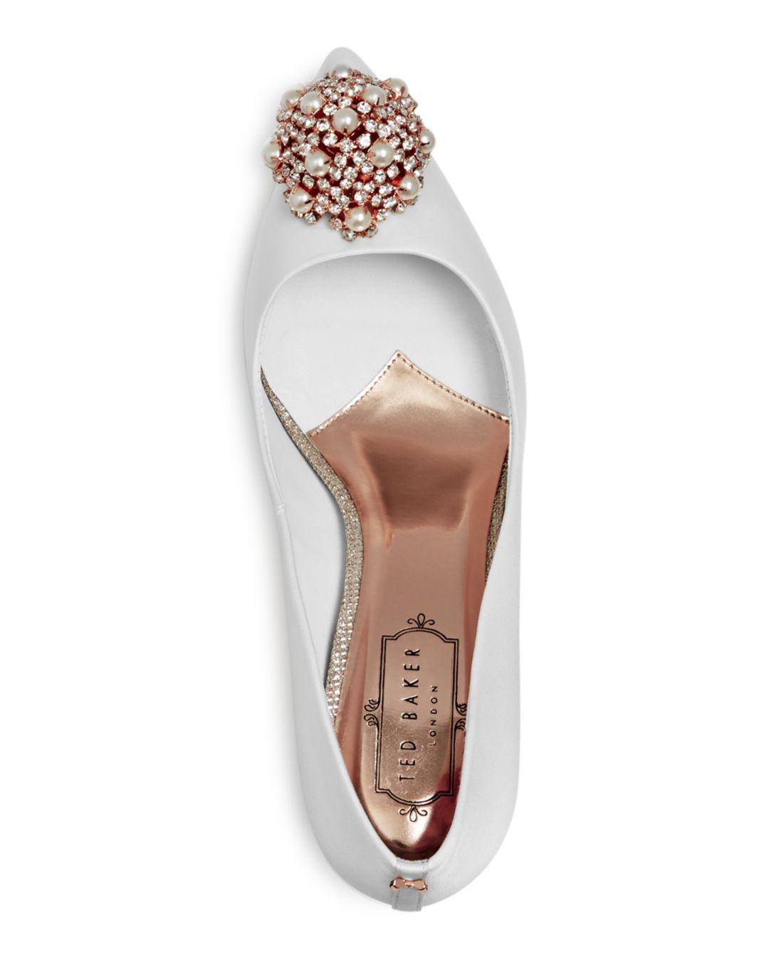 ted baker ivory dahrlin court shoe