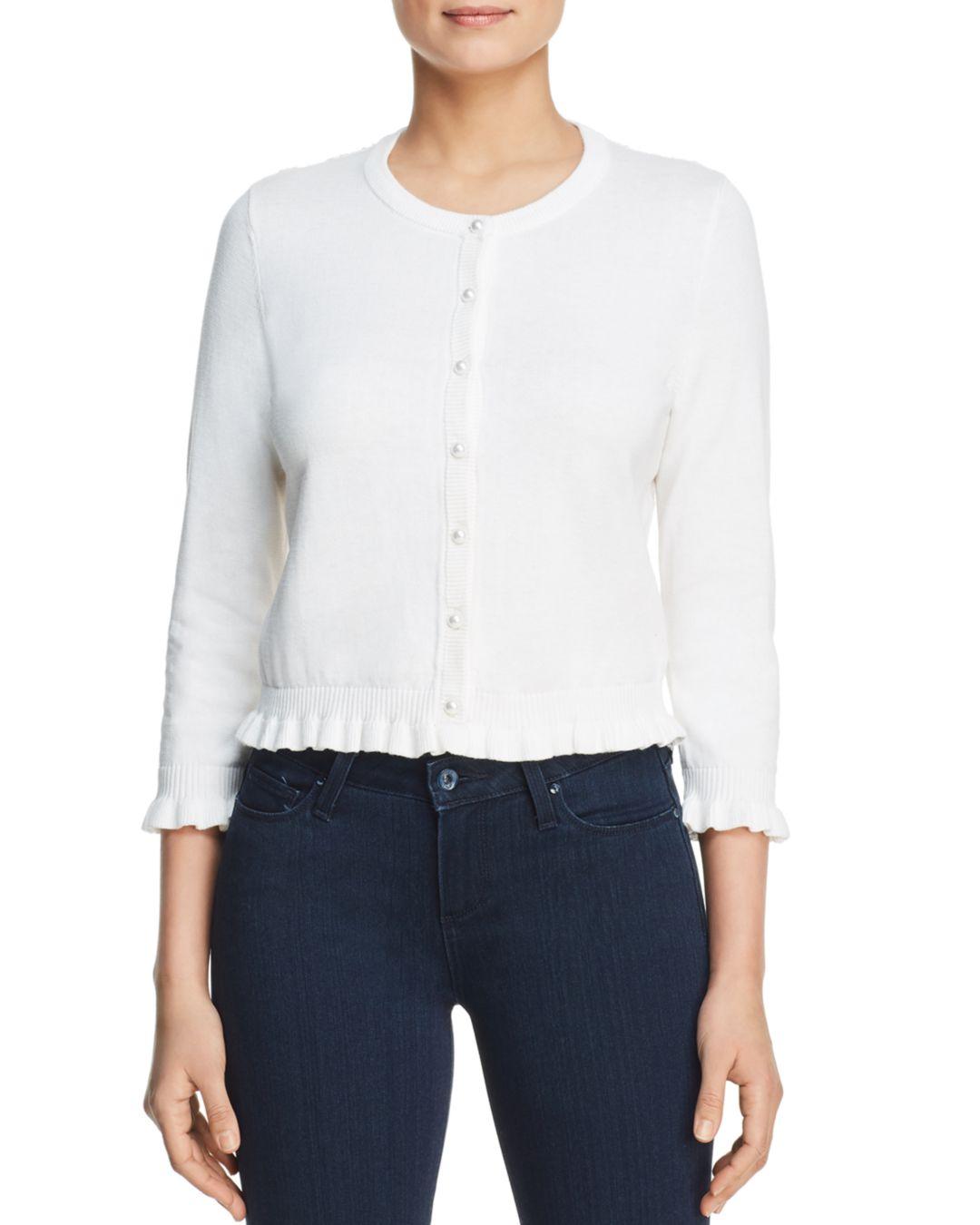 Karl Lagerfeld Lace Back Ruffle 