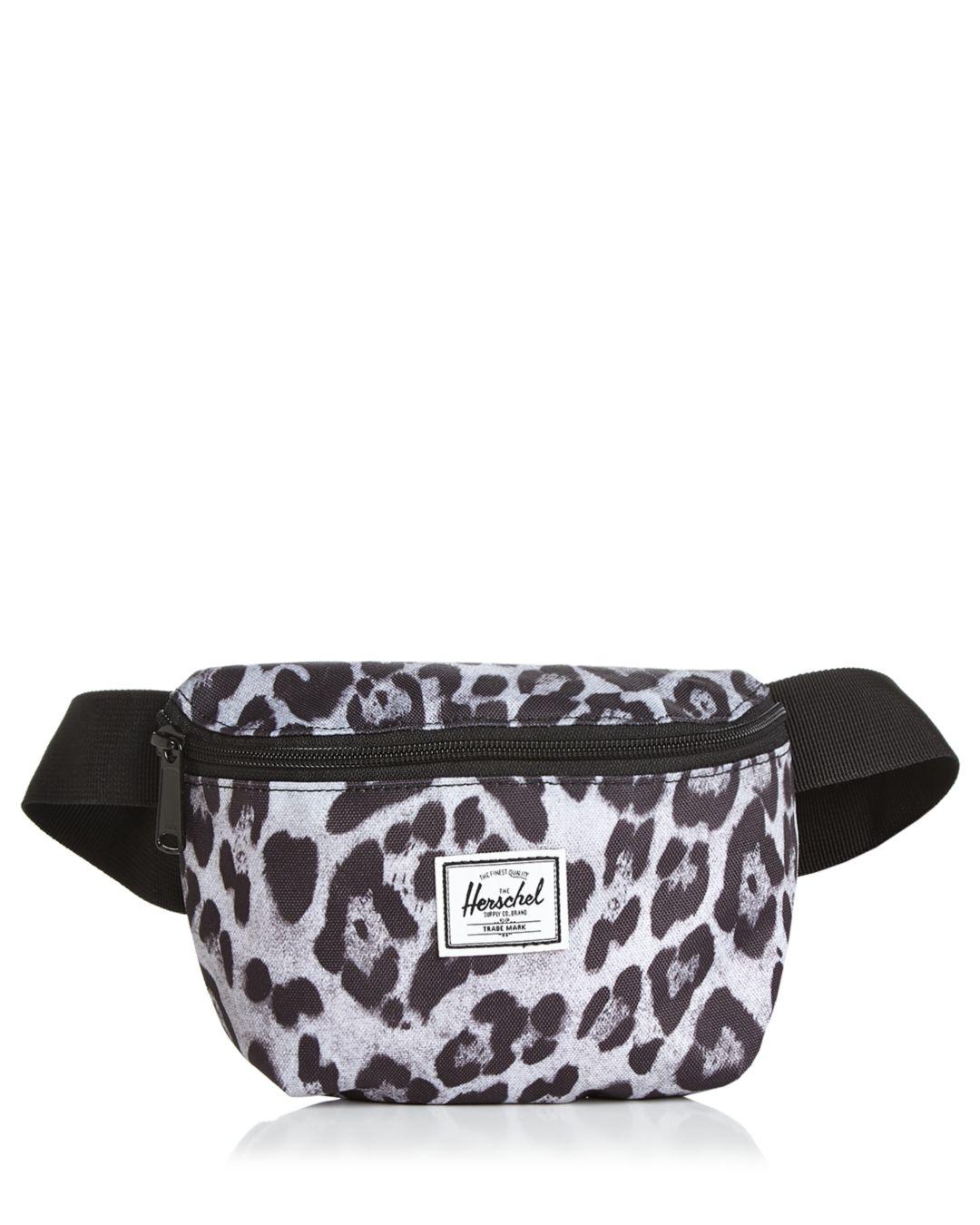 herschel leopard fanny pack