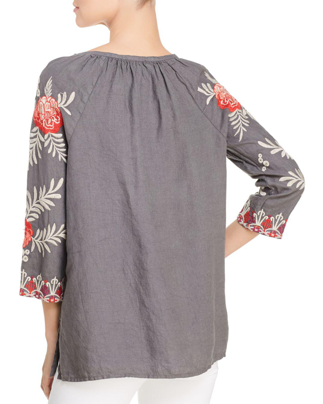 johnny was maya peasant blouse