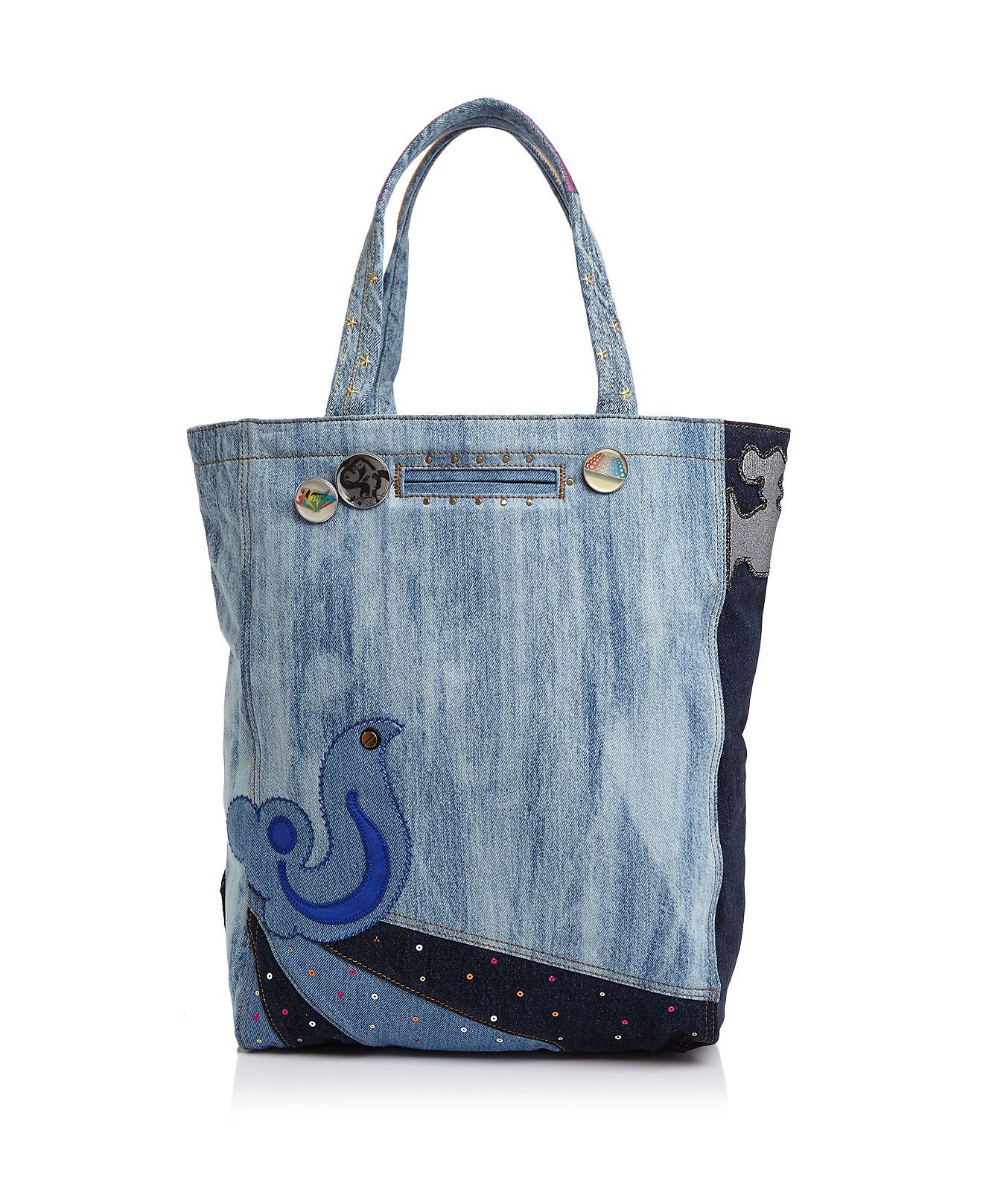Marc Jacobs Julie Verhoeven Denim Tote in Blue - Lyst