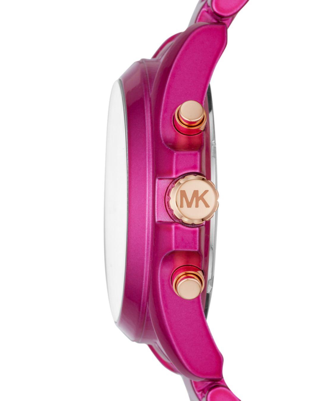 MICHAEL KORS ウォッチ ピンク Michael Kors Lexington Quartz Fuchsia Dial Fuchsia Leather