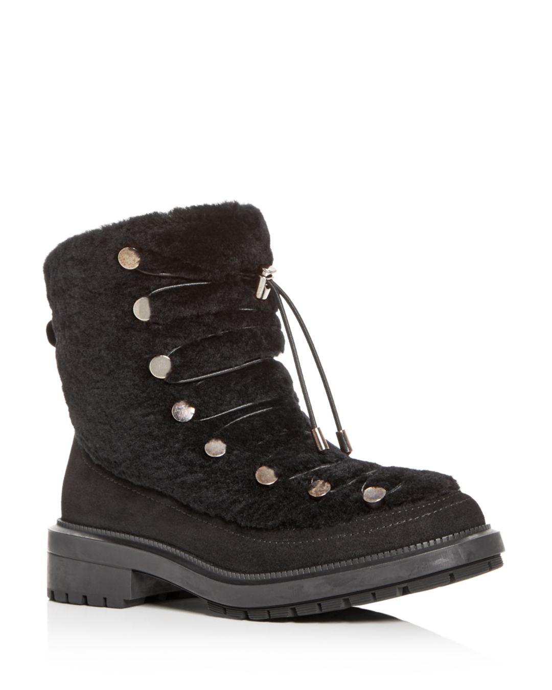 aquatalia lorena shearling boots