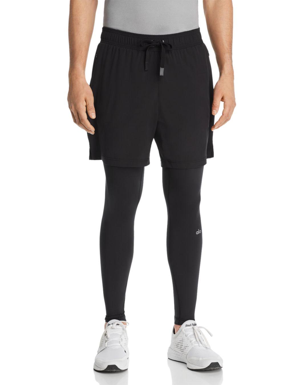 Alo Yoga Stability 2 In 1 Pants in Black for Men Lyst
