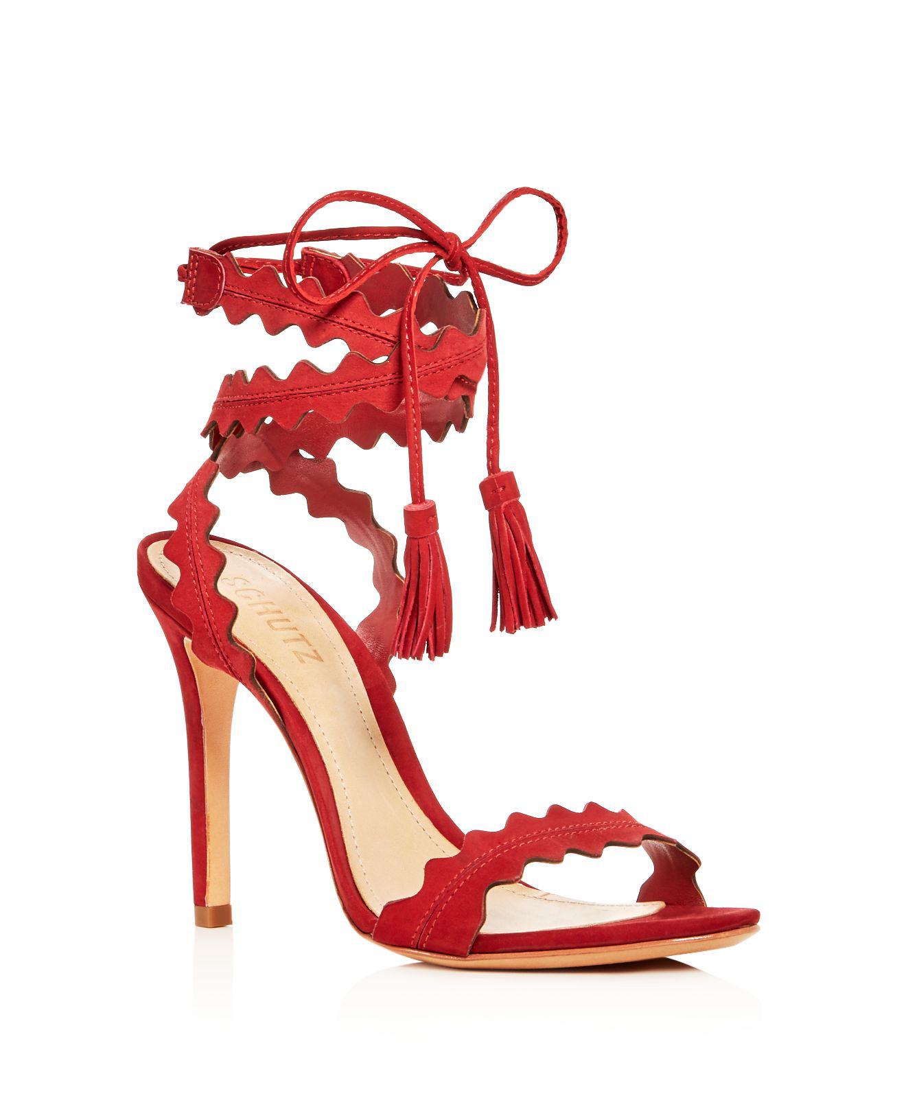 schutz red heels