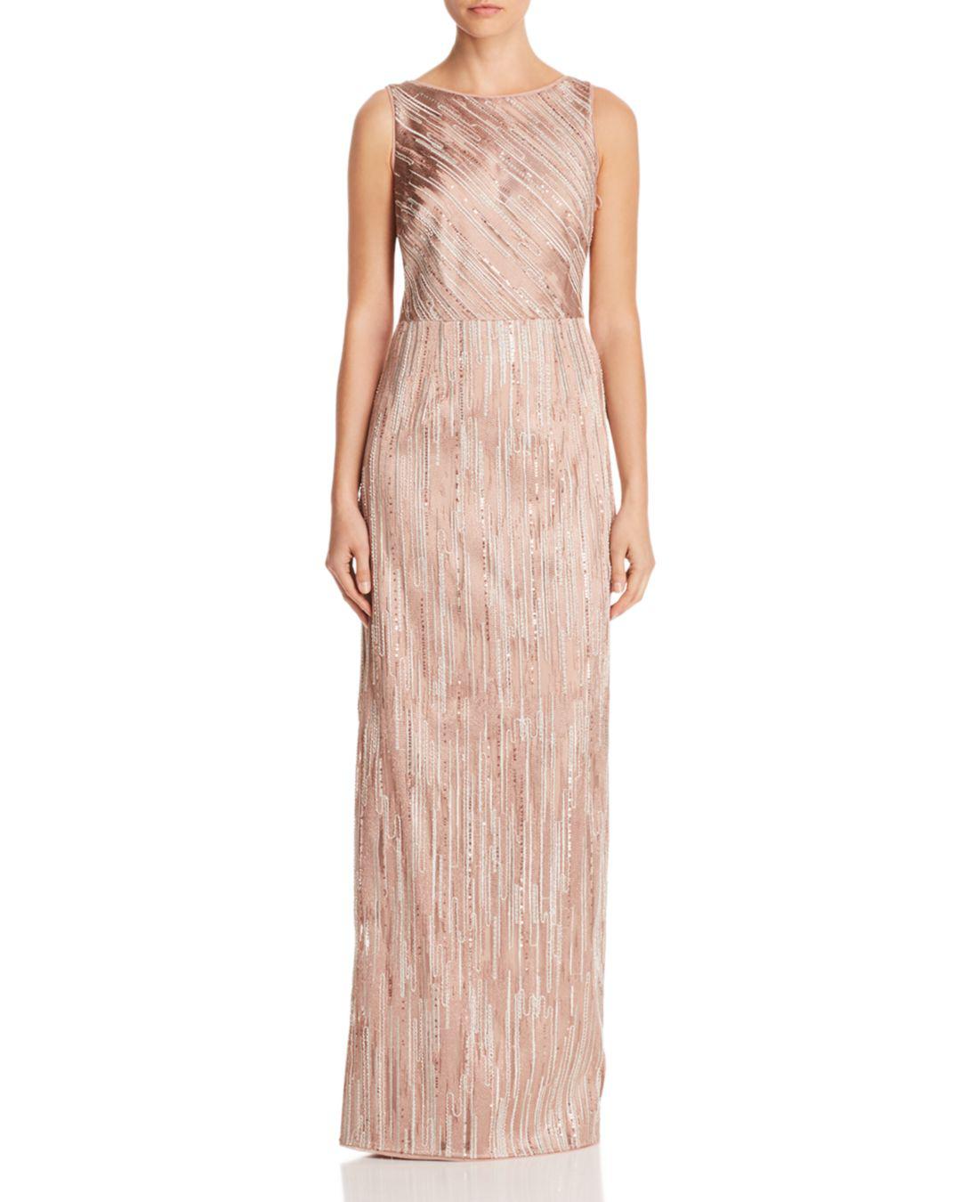 aidan mattox column gown