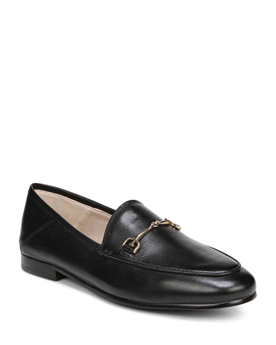 Sam Edelman Leather Loraine Loafers in Black Leather (Black) - Lyst