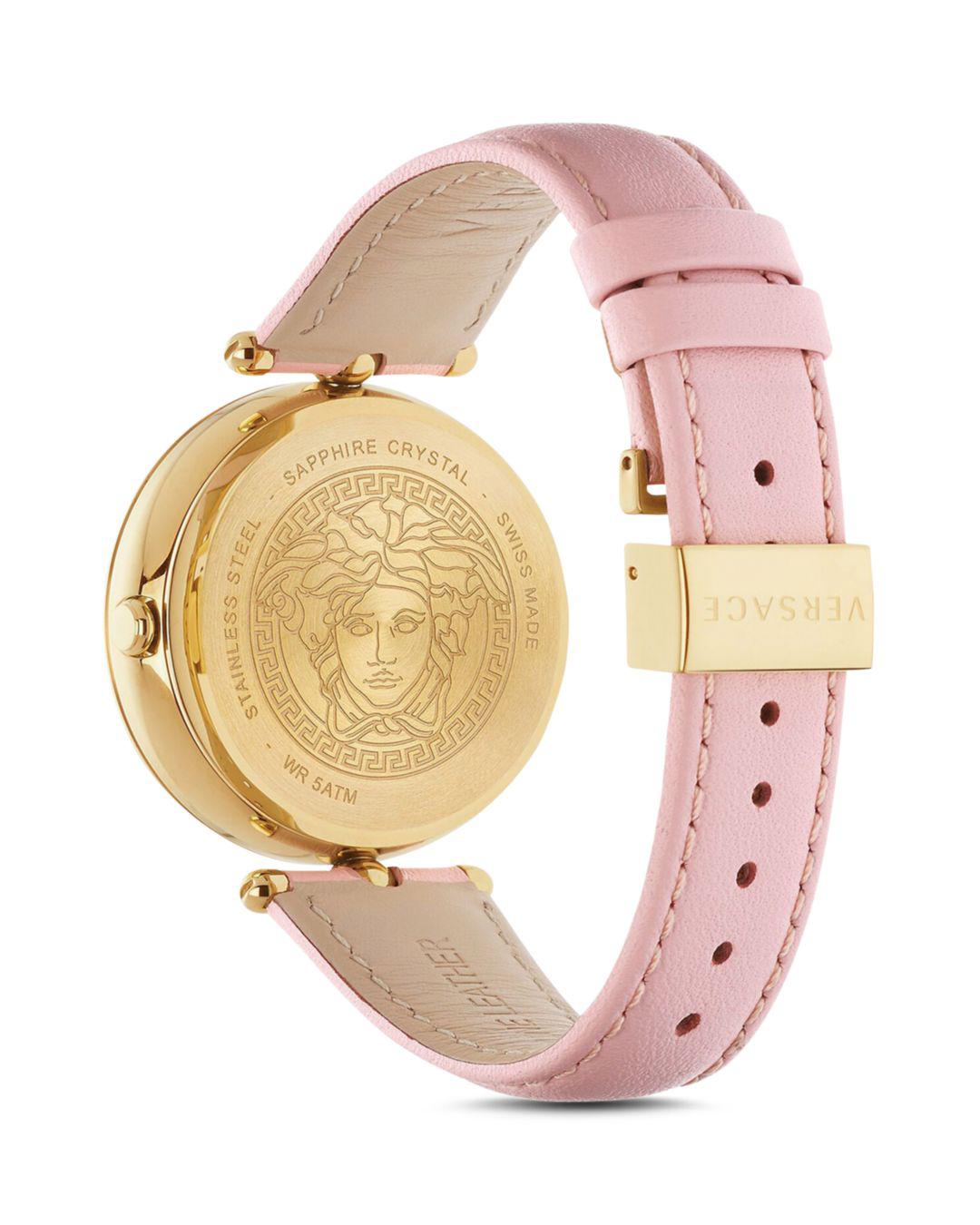 versace pink watch