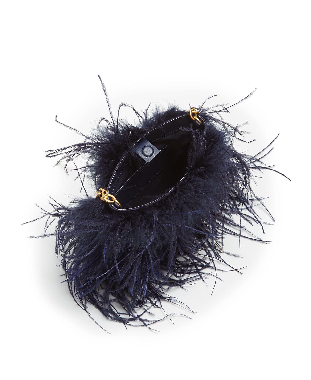 tory burch feather bag