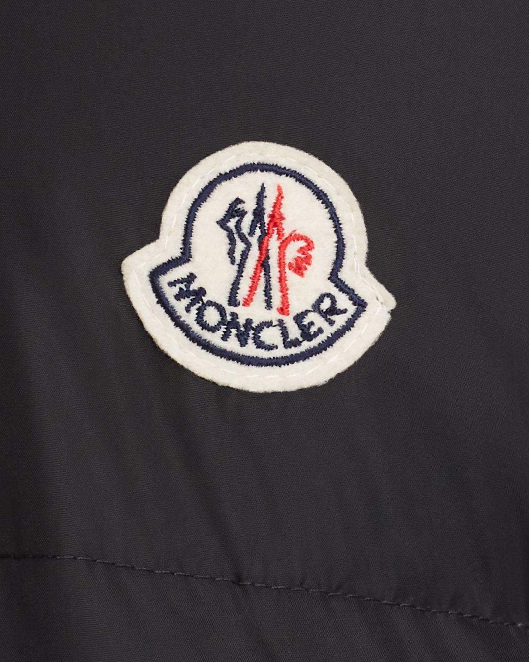 moncler montclar logo trim down jacket