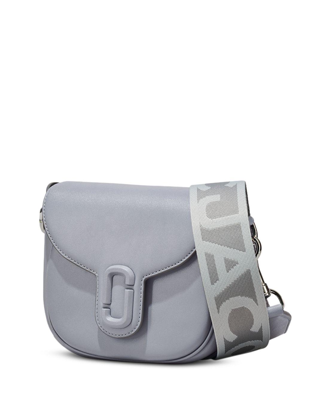 Marc Jacobs The Small Covered J Marc Saddle Bag in Gray Lyst