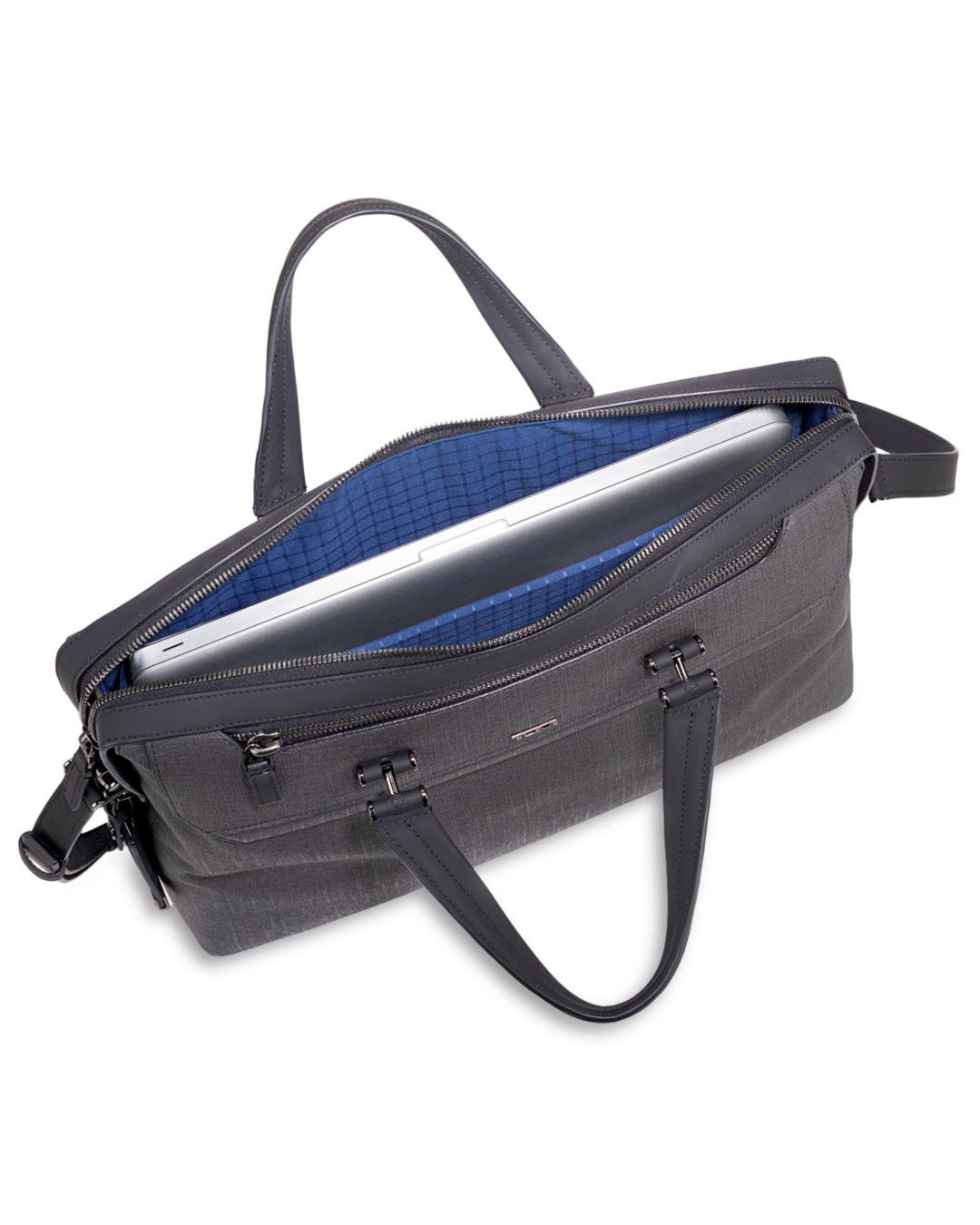 Tumi Ashton Gates Slim Briefcase in Grey (Gray) for Men Lyst