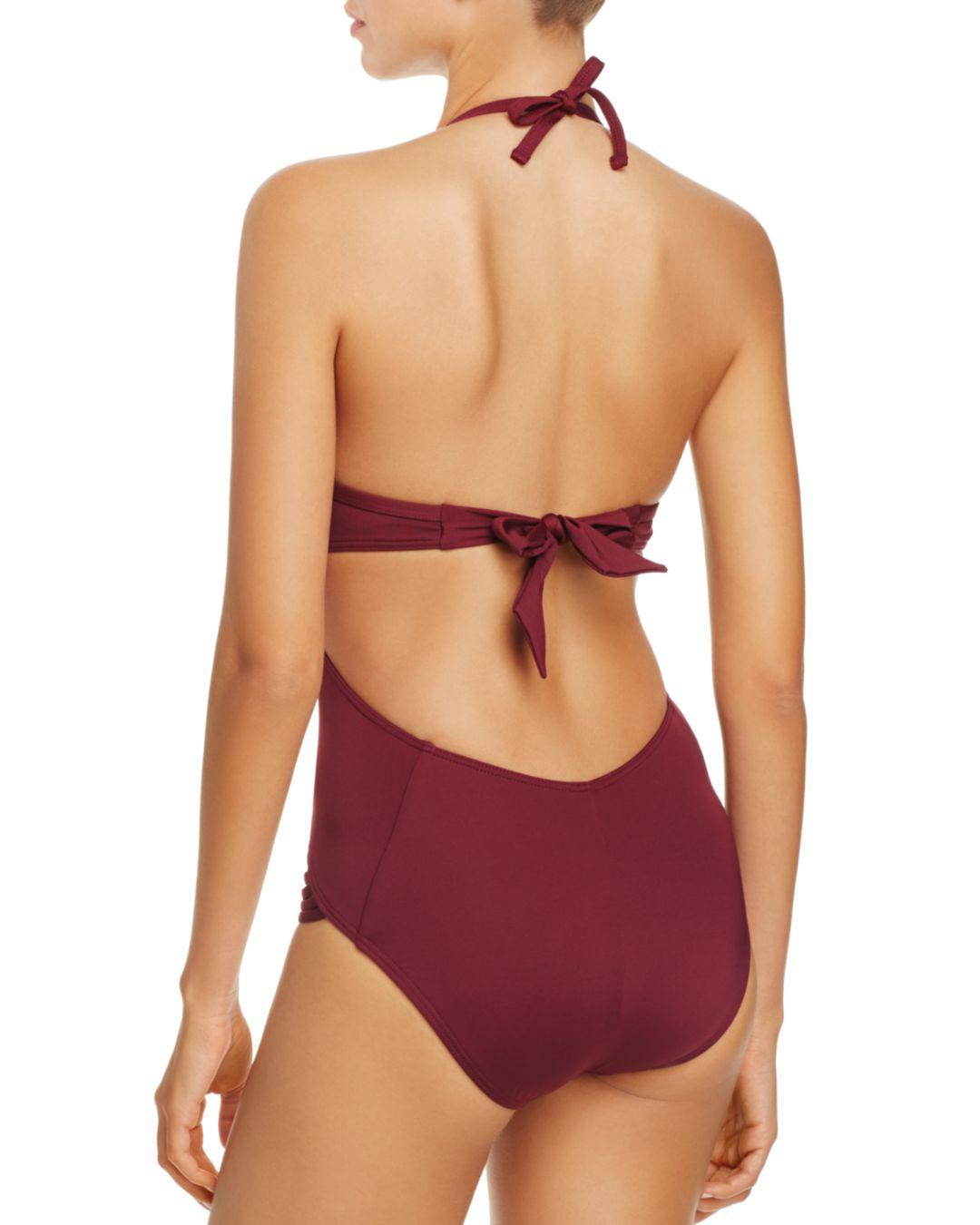 kenneth cole wireless push up one piece