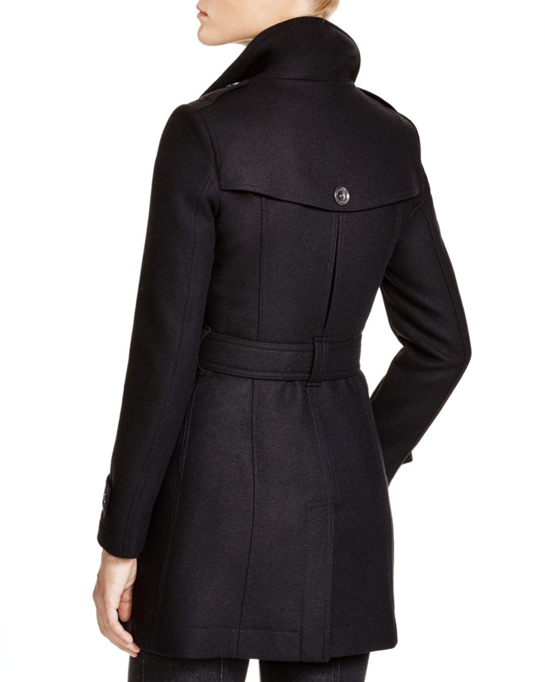 burberry black coat