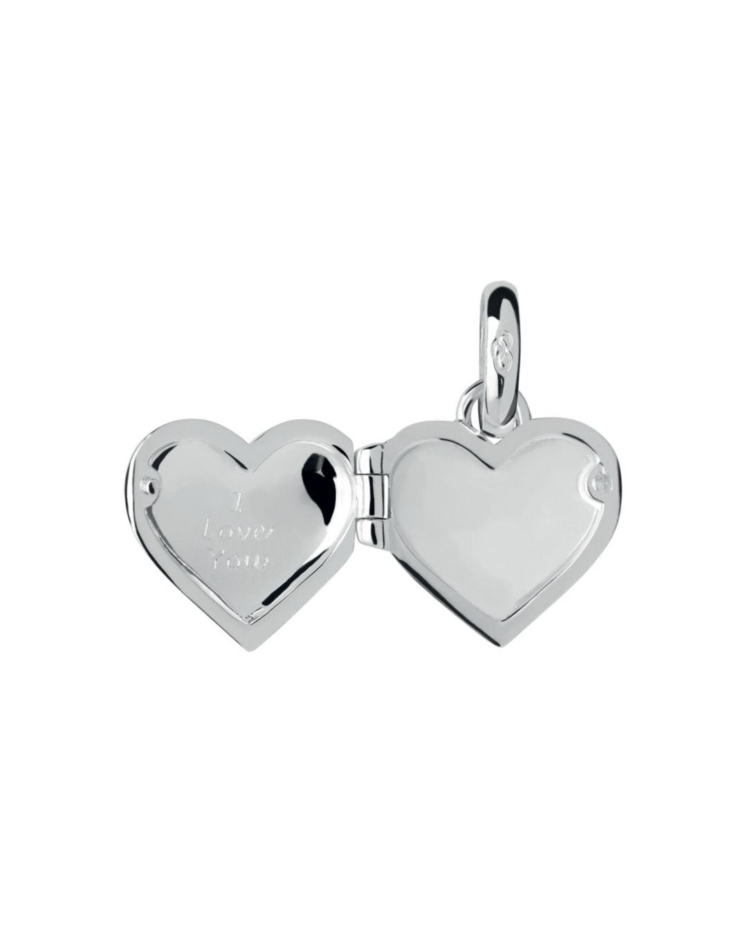 Links Of London Sterling Silver Heart Locket Charm In Metallic Lyst