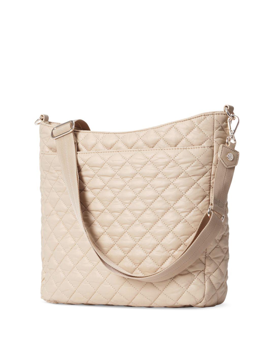 MZ Wallace Crosby Hobo Crossbody Bag in Natural Lyst