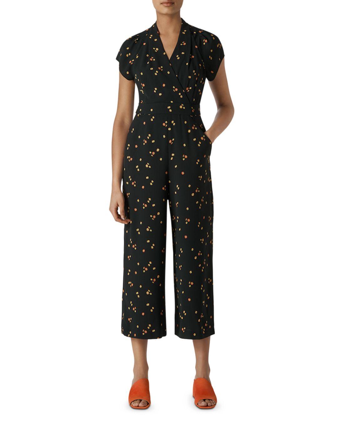whistles scarf print jumpsuit