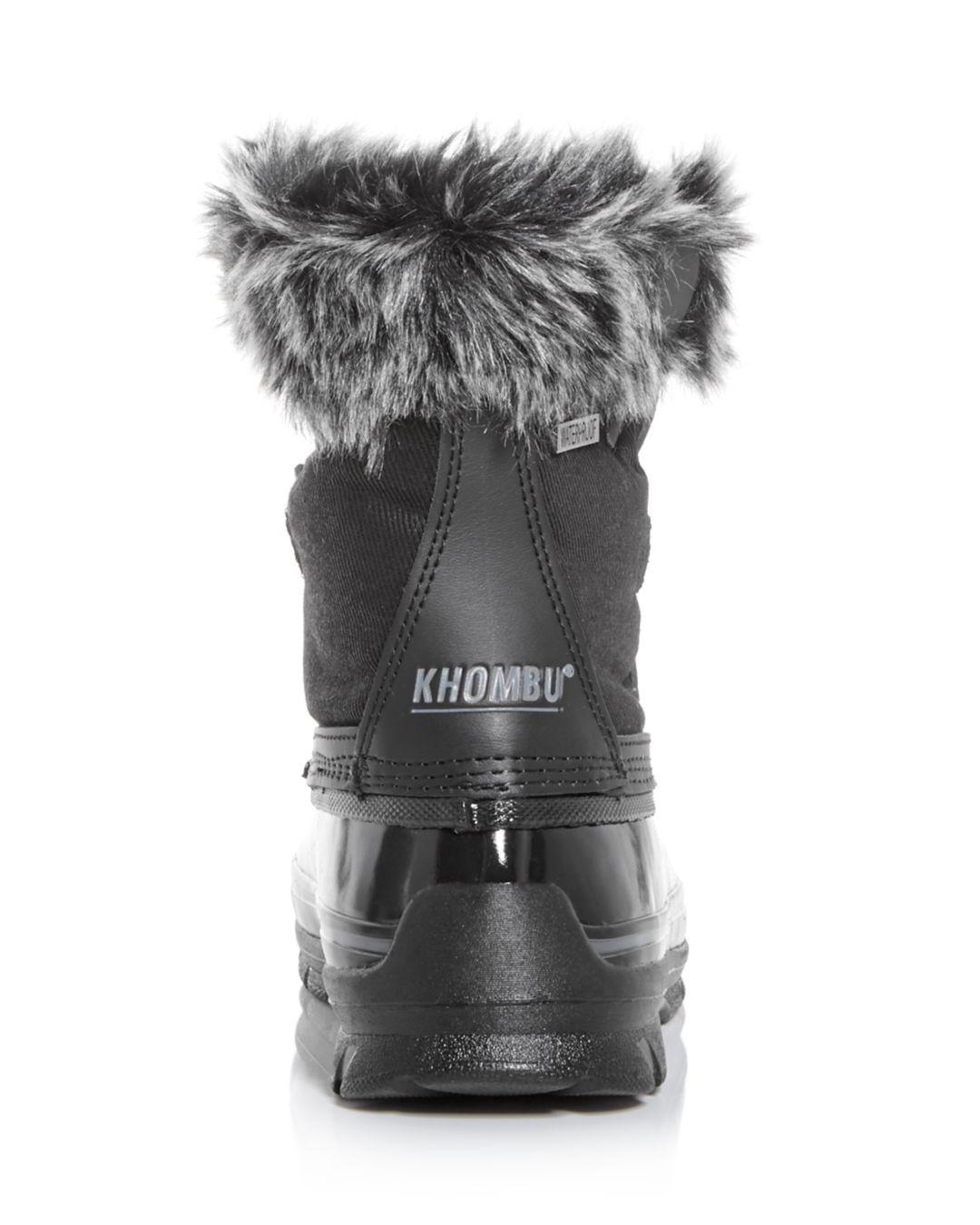khombu fur boots