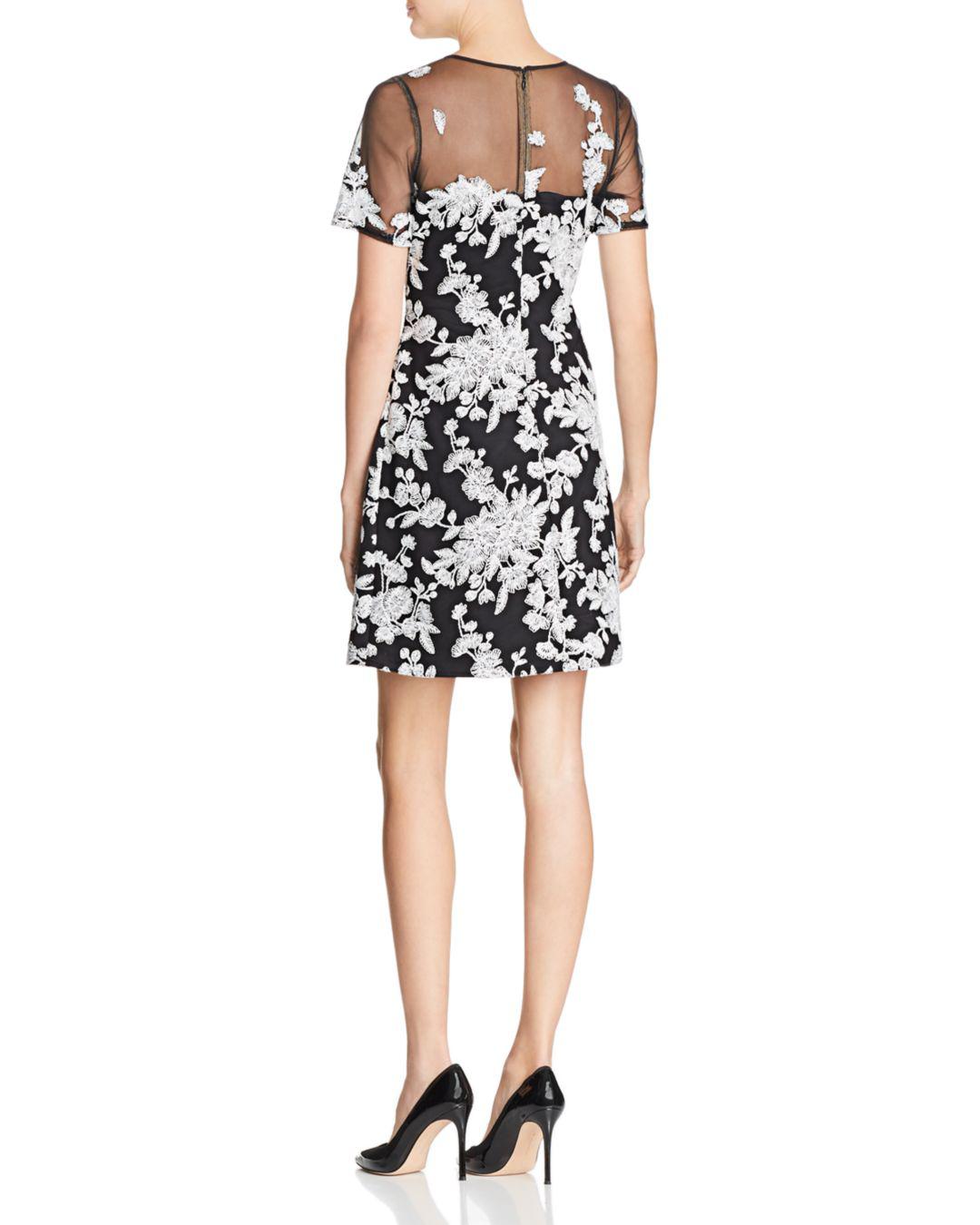 embroidered illusion dress Big sale 