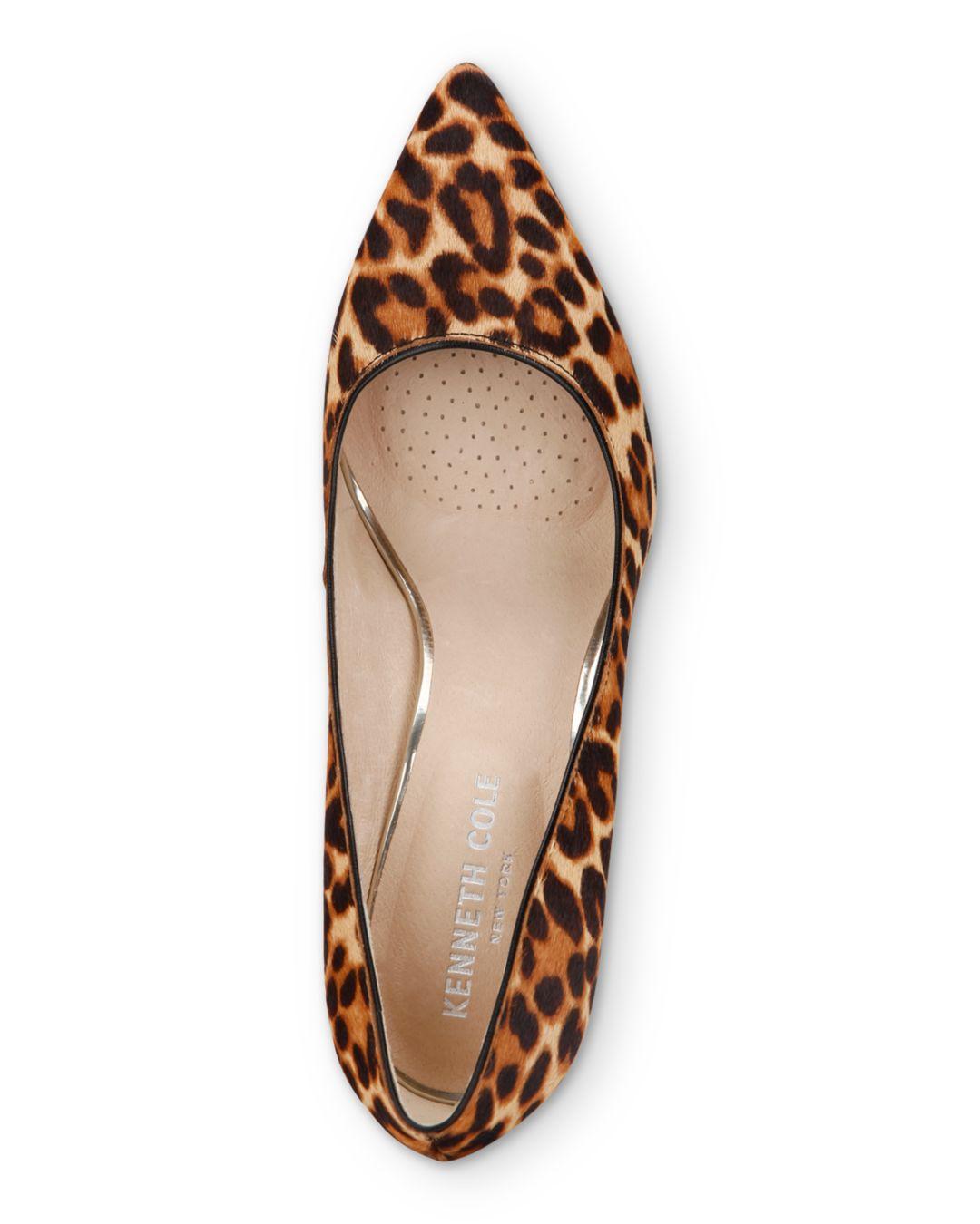 kenneth cole leopard heels