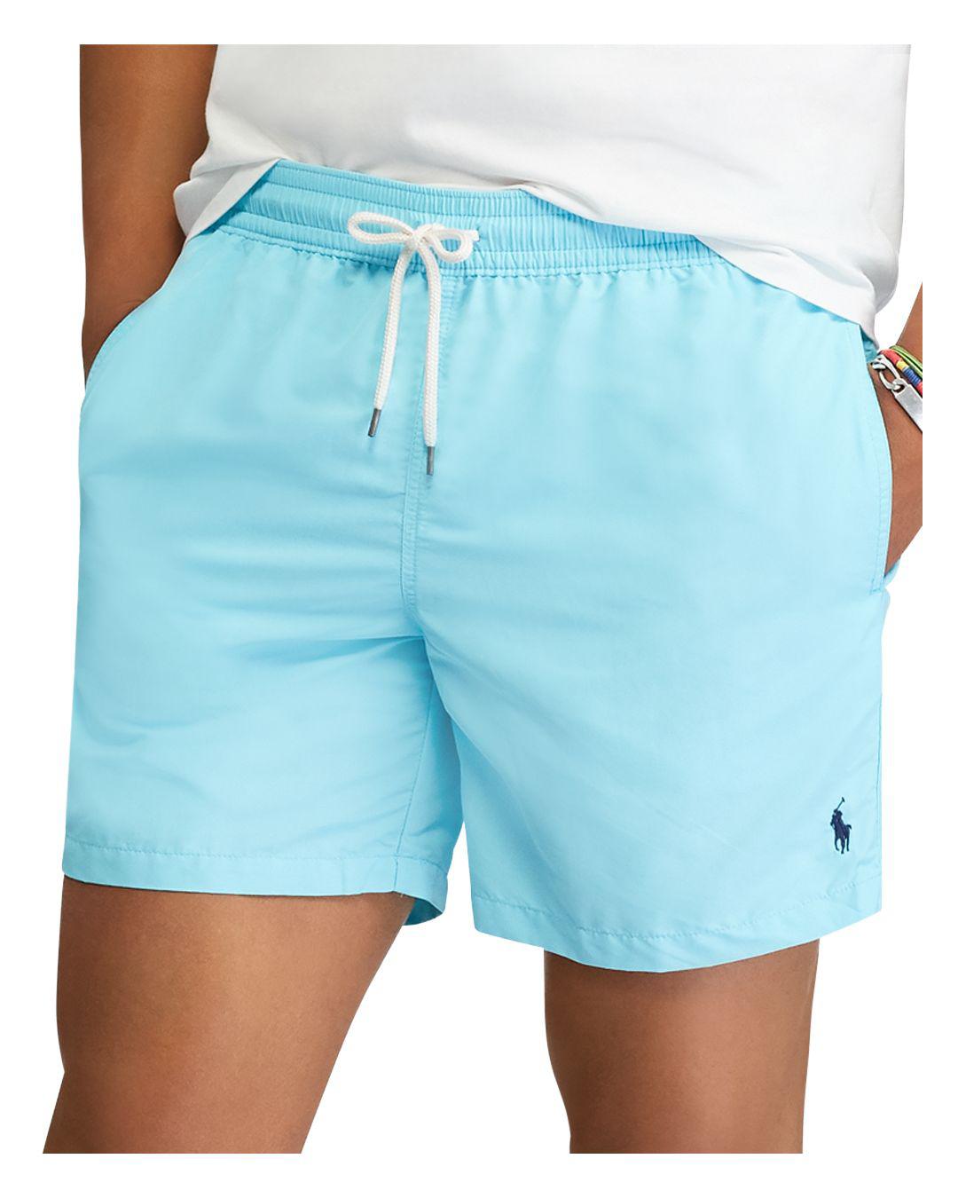 Blue ralph lauren swim shorts sales
