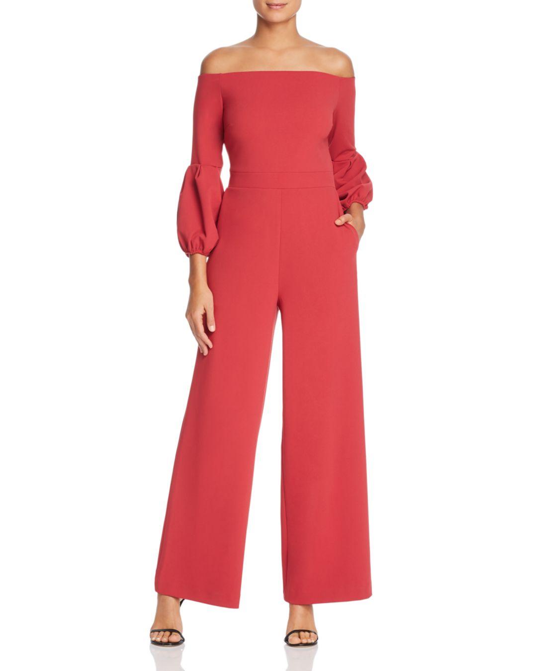 vince camuto off the shoulder jumpsuit