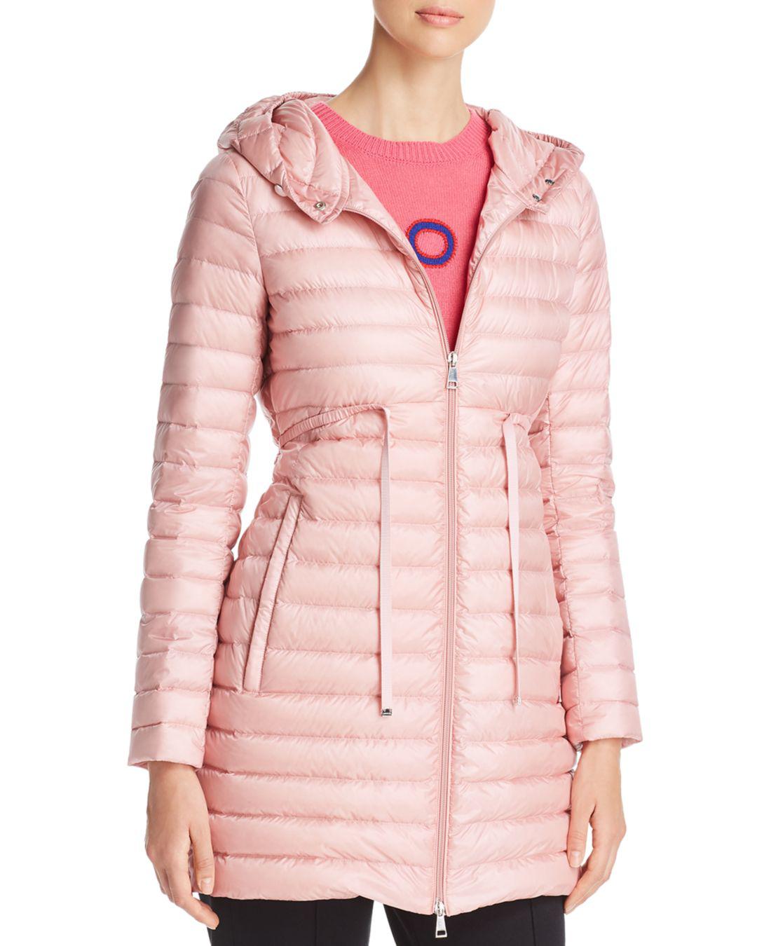 Moncler Barbel Down Coat in Blush (Pink 