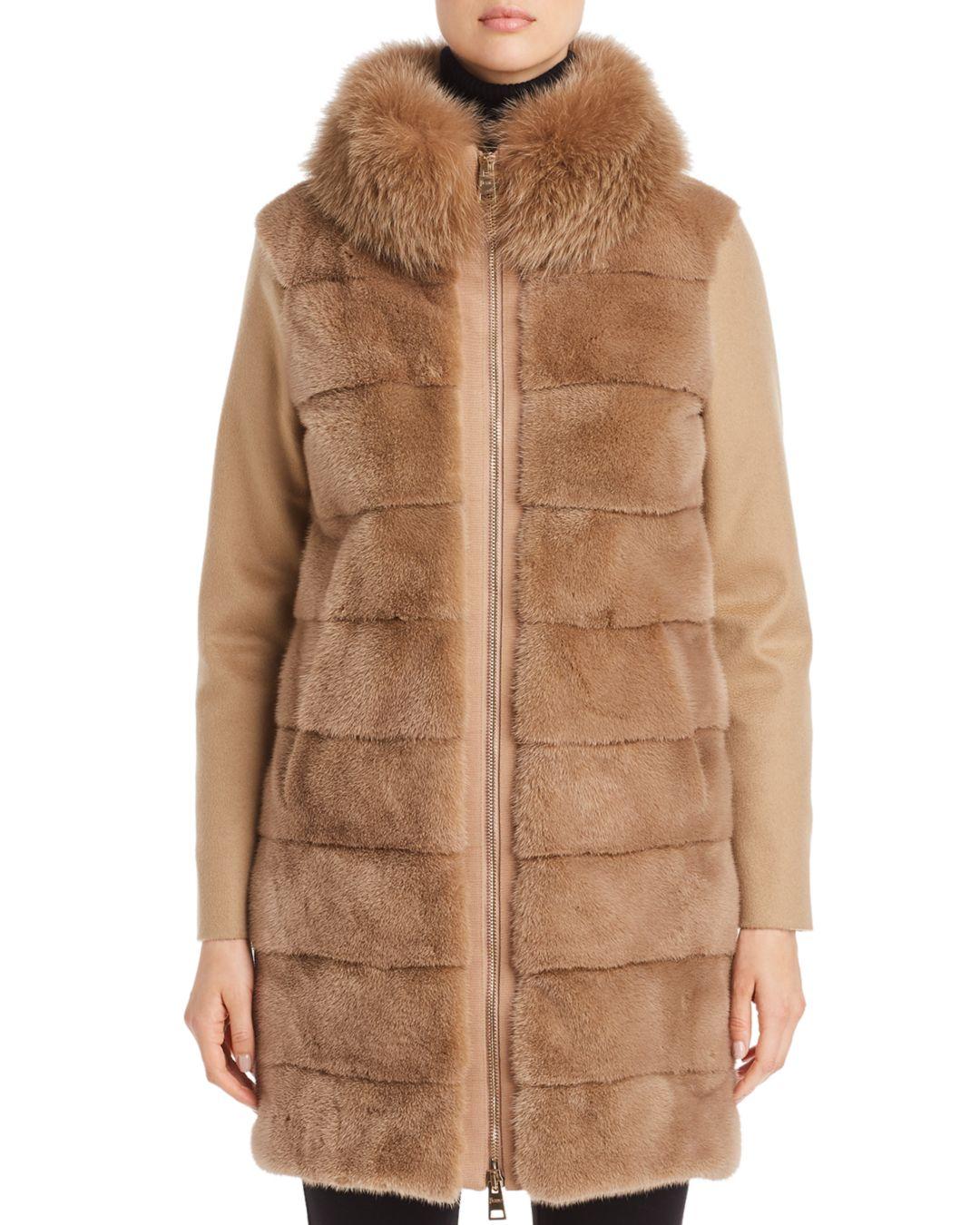 herno fur coat