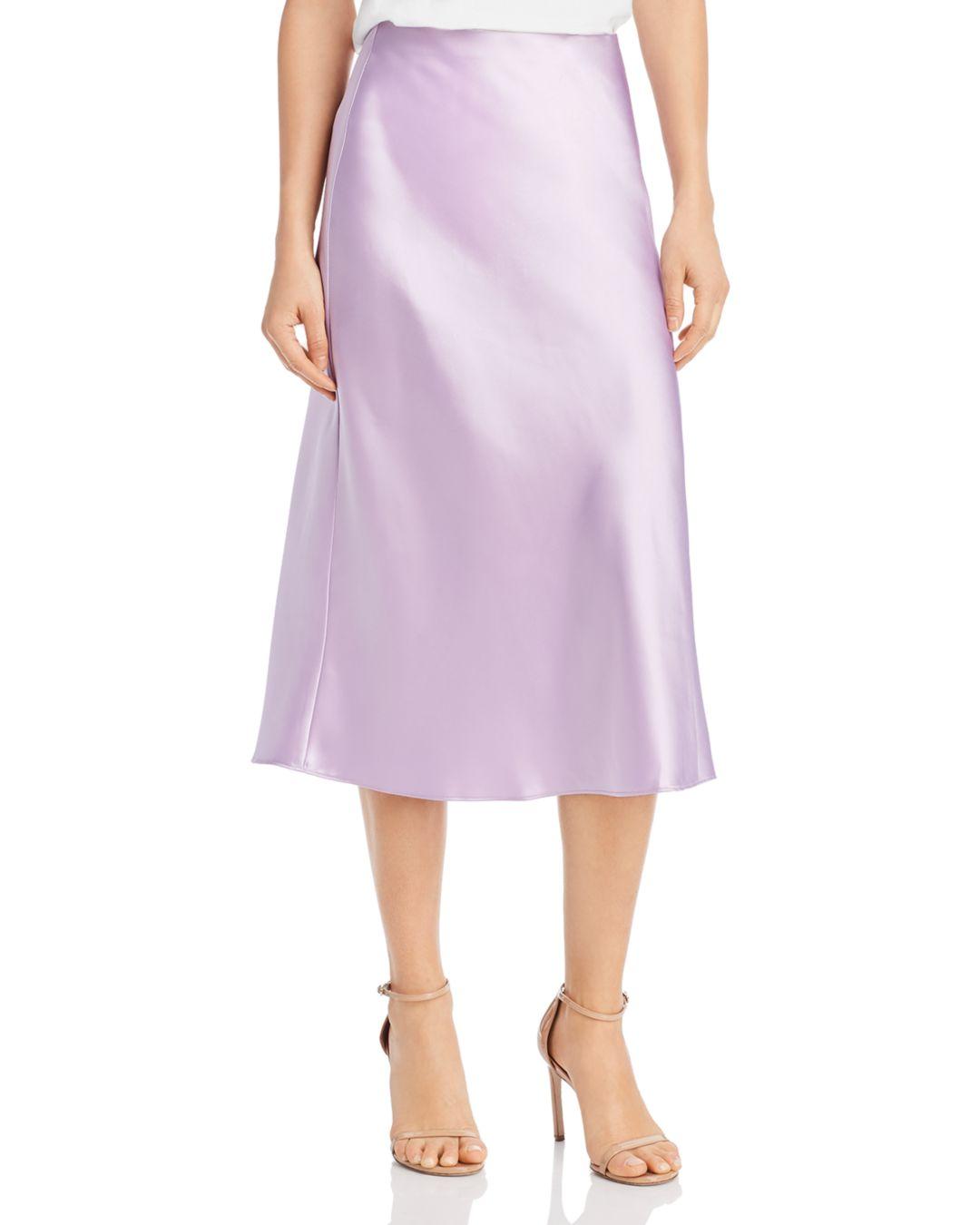 lilac slip skirt