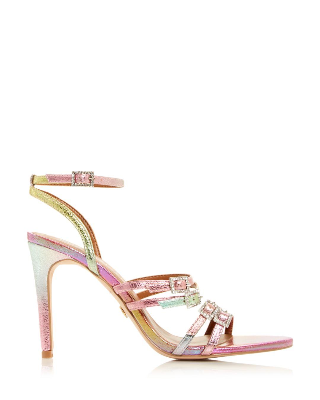 kurt geiger pink sandals