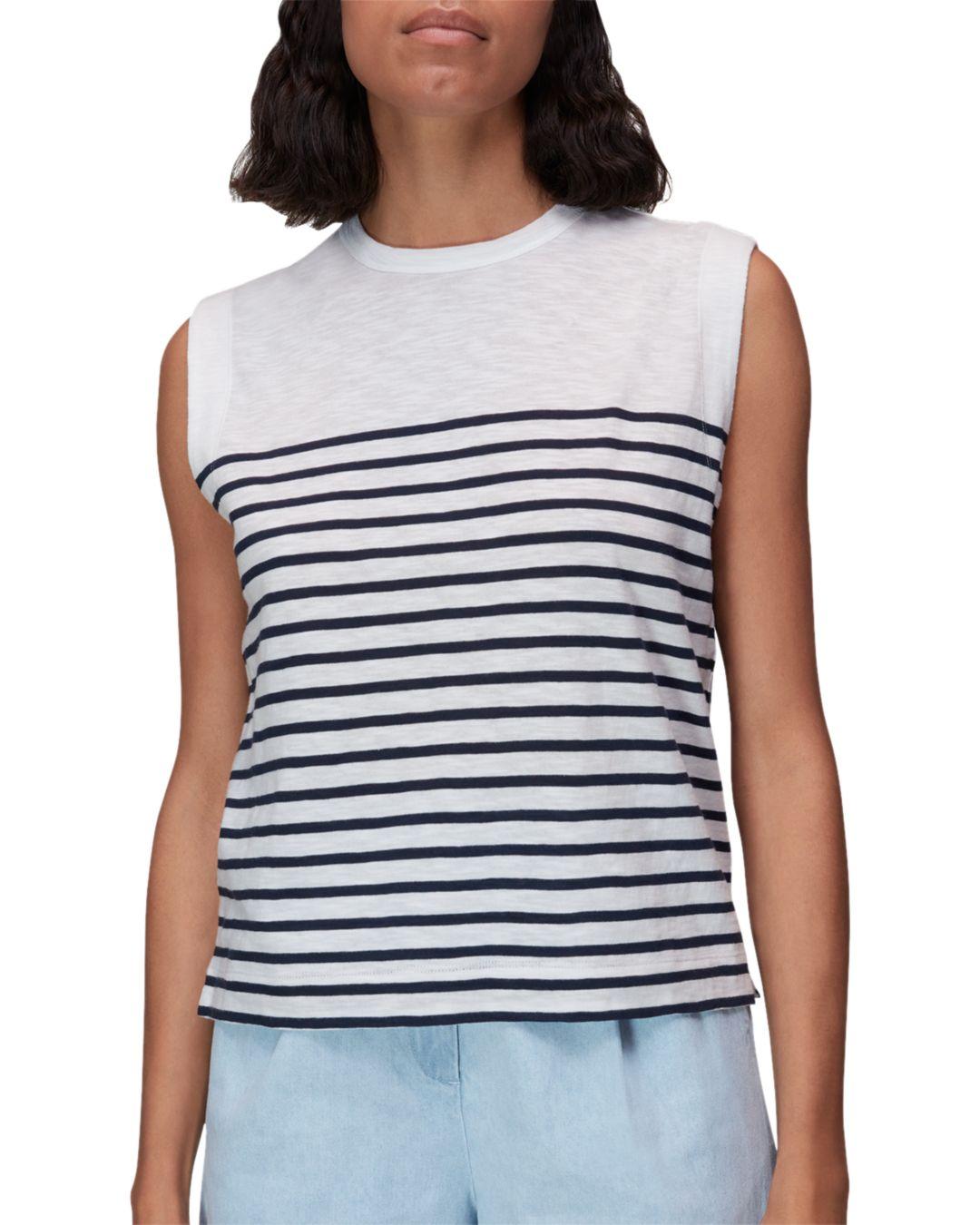 Whistles Cotton Breton Striped Muscle 