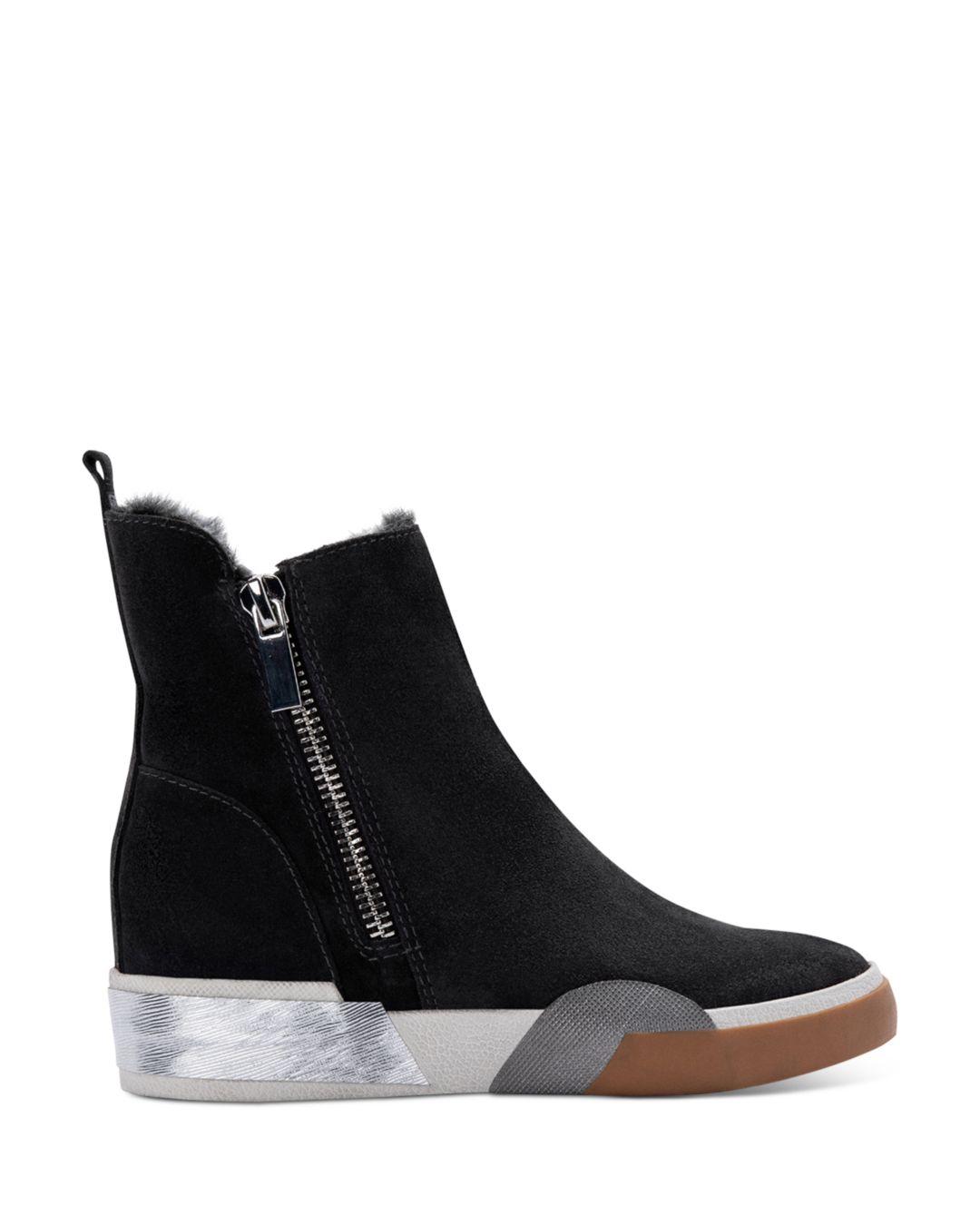 Dolce vita women's zelma zip high top sneaker booties Clearance