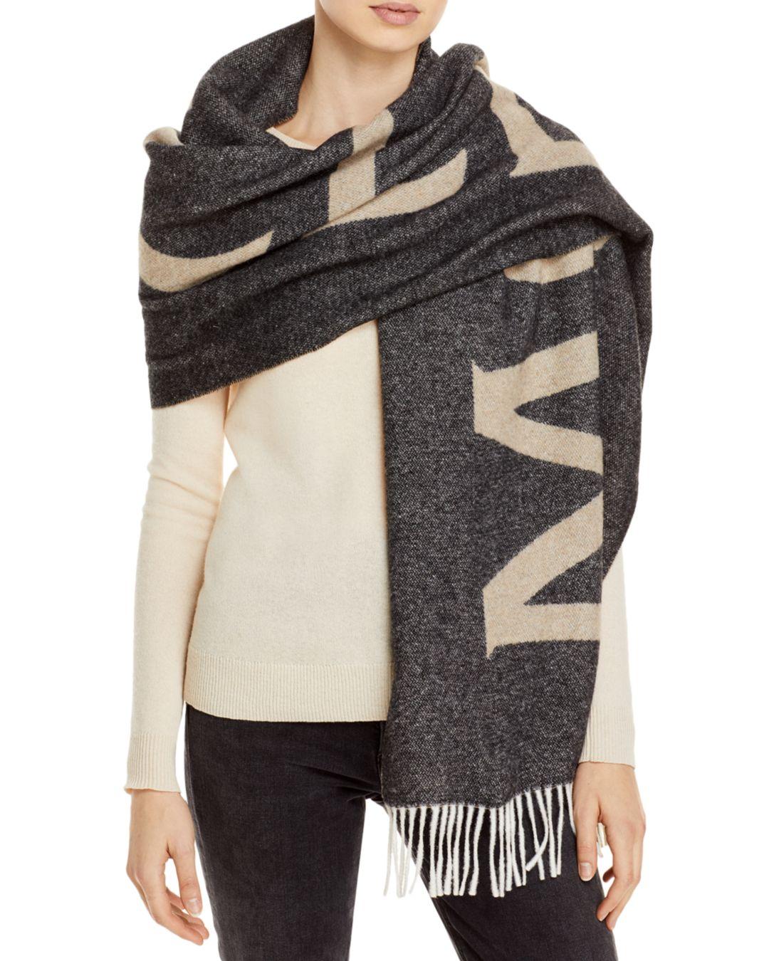 Moncler Jacquard Wool Sciarpa Scarf - Lyst