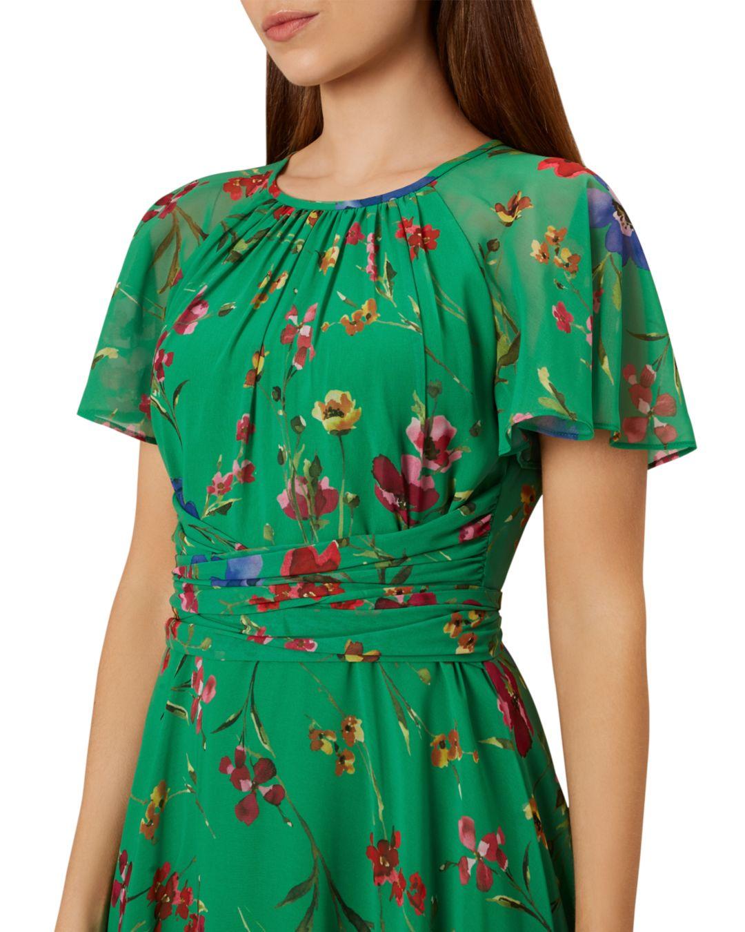one shoulder snake print dress