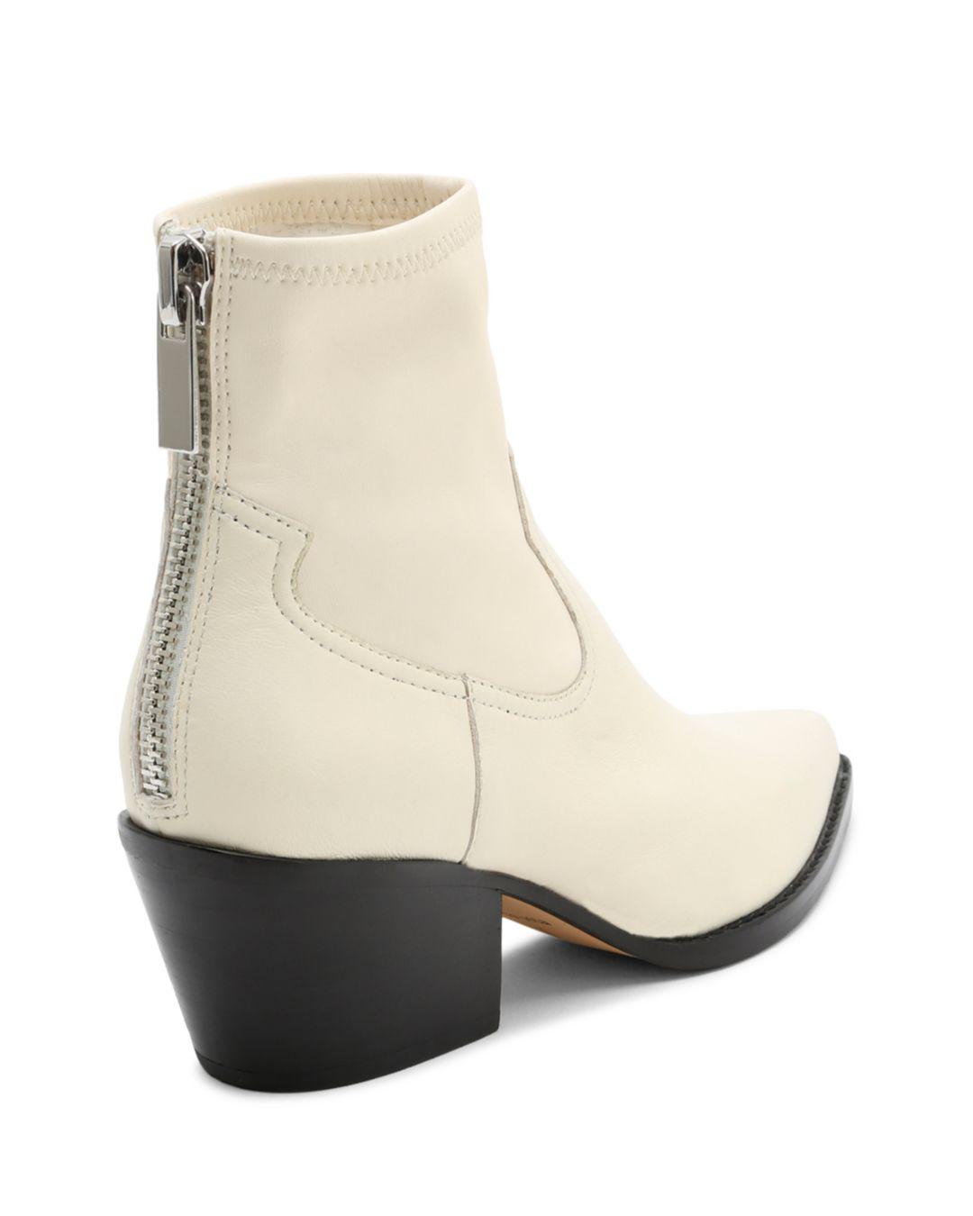 dolce vita women's shanta leather western booties