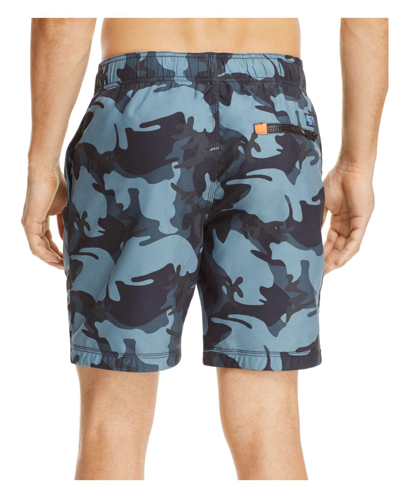 superdry camo swim shorts