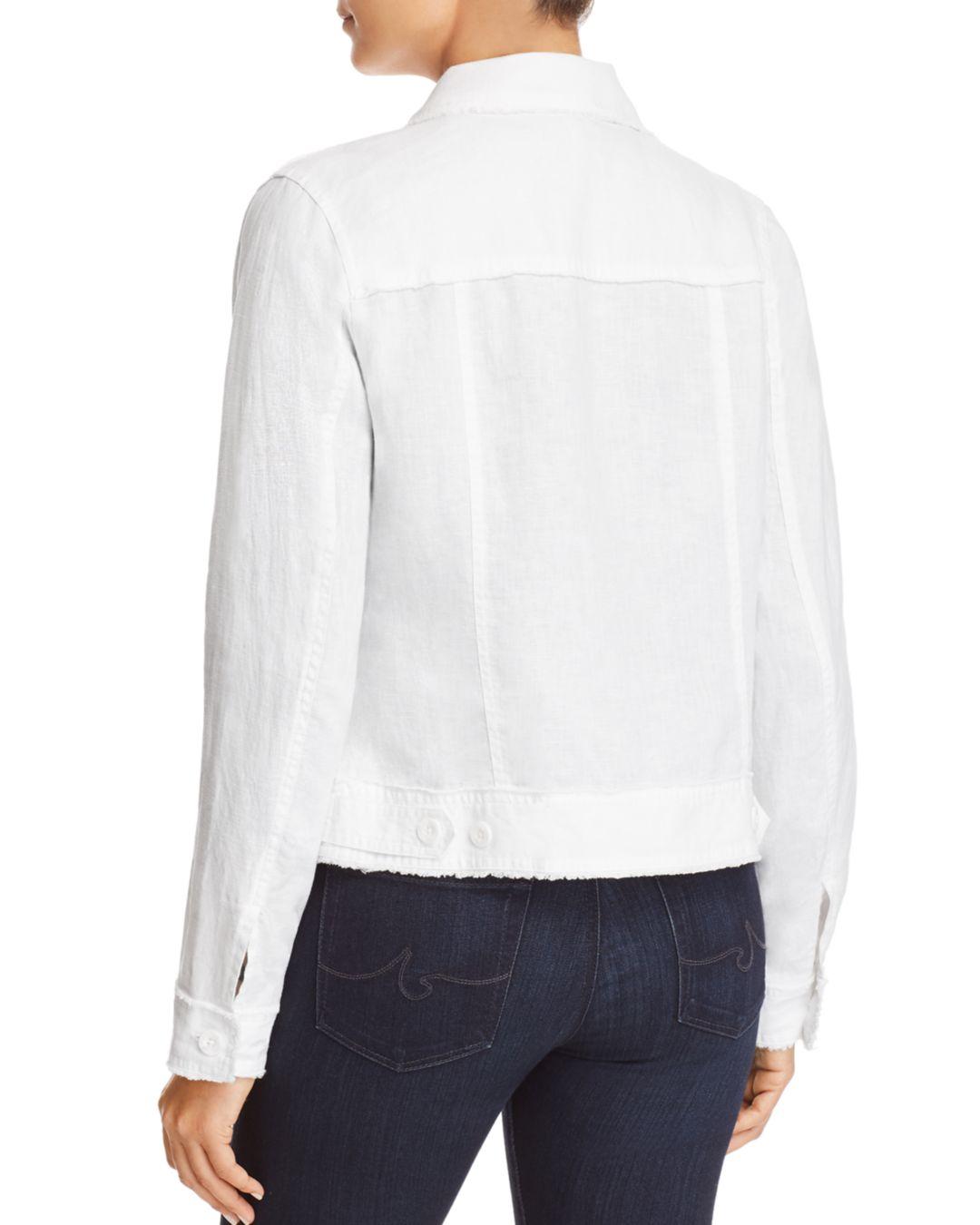 Tommy Bahama Two Palms Raw - Edge Linen Jacket in White | Lyst