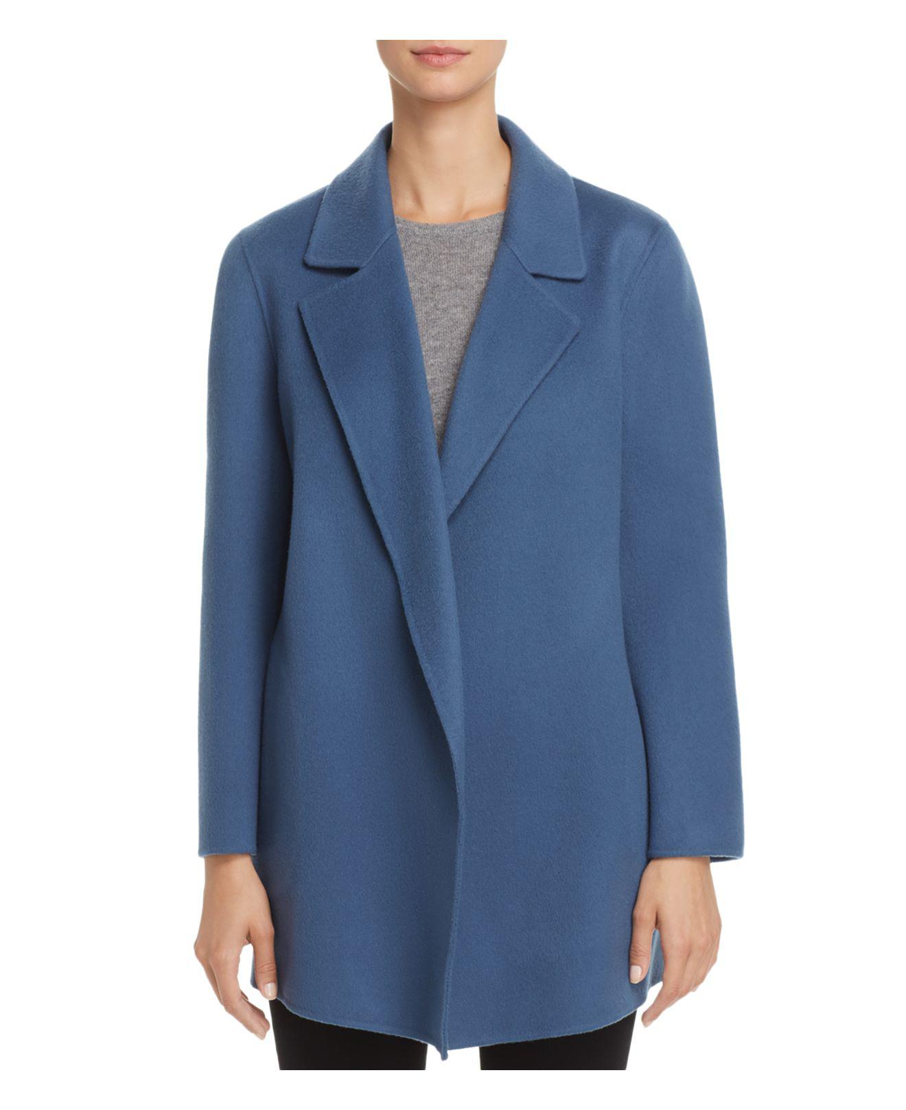 Theory Wool Clairene Jacket in Blue | Lyst Australia