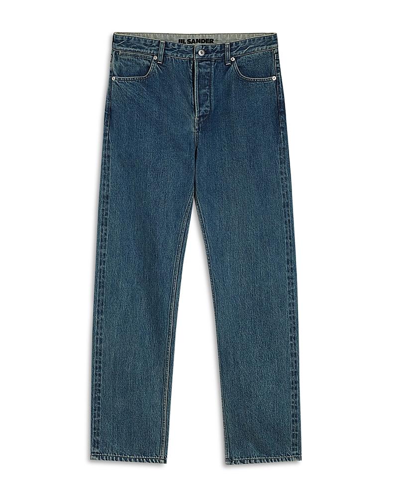 【関税&送料込】Jil Sander Denim Jeans Jil Sander Regular Fit Denim Jeans Blue Wash at CareOfCarl.com