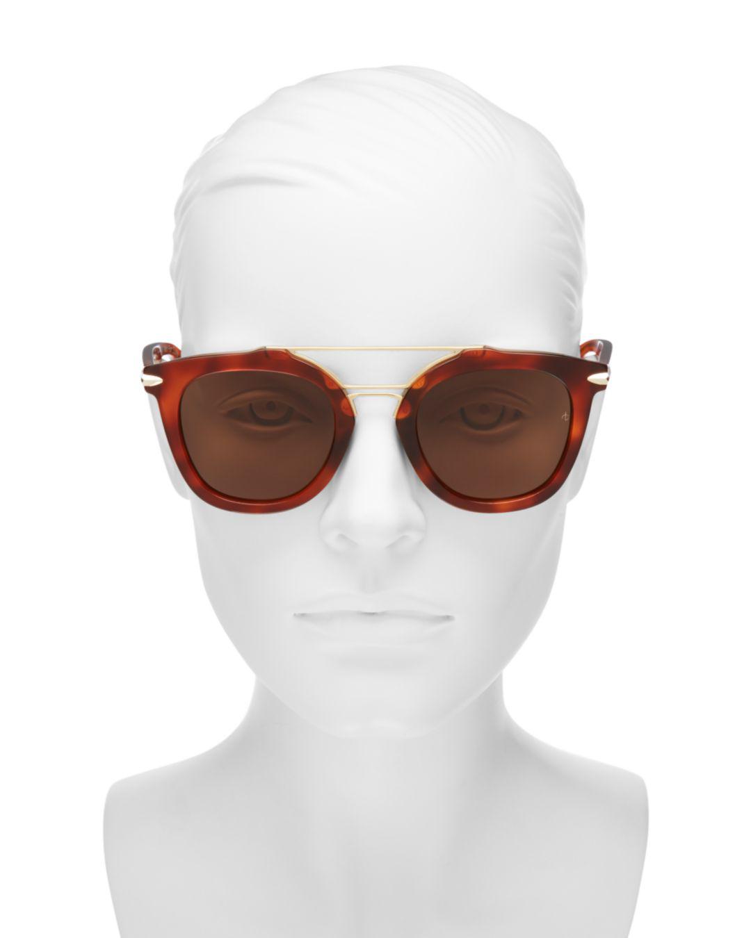 rag & bone 49mm round sunglasses